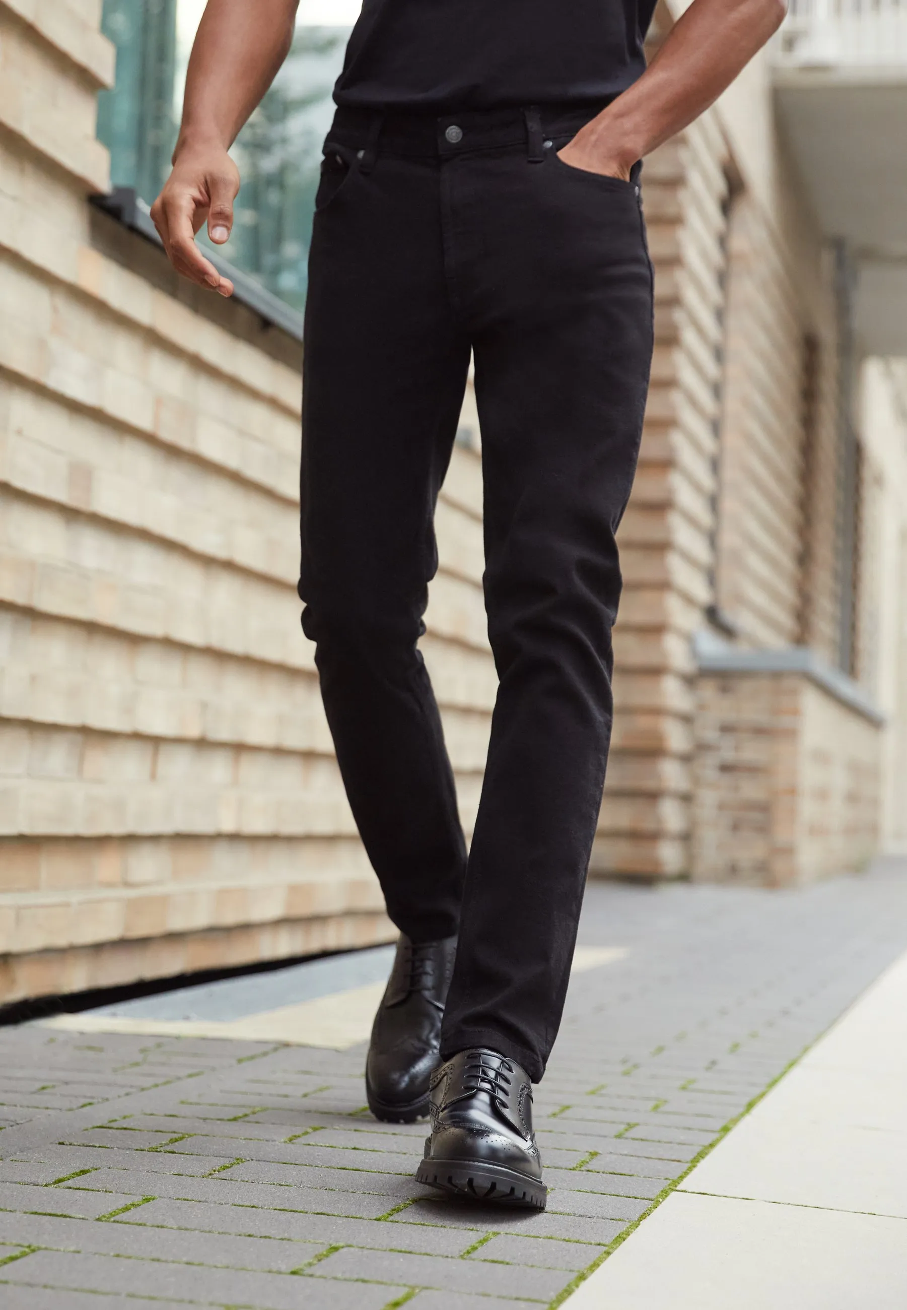 MR RED - Jeans slim fit -  black