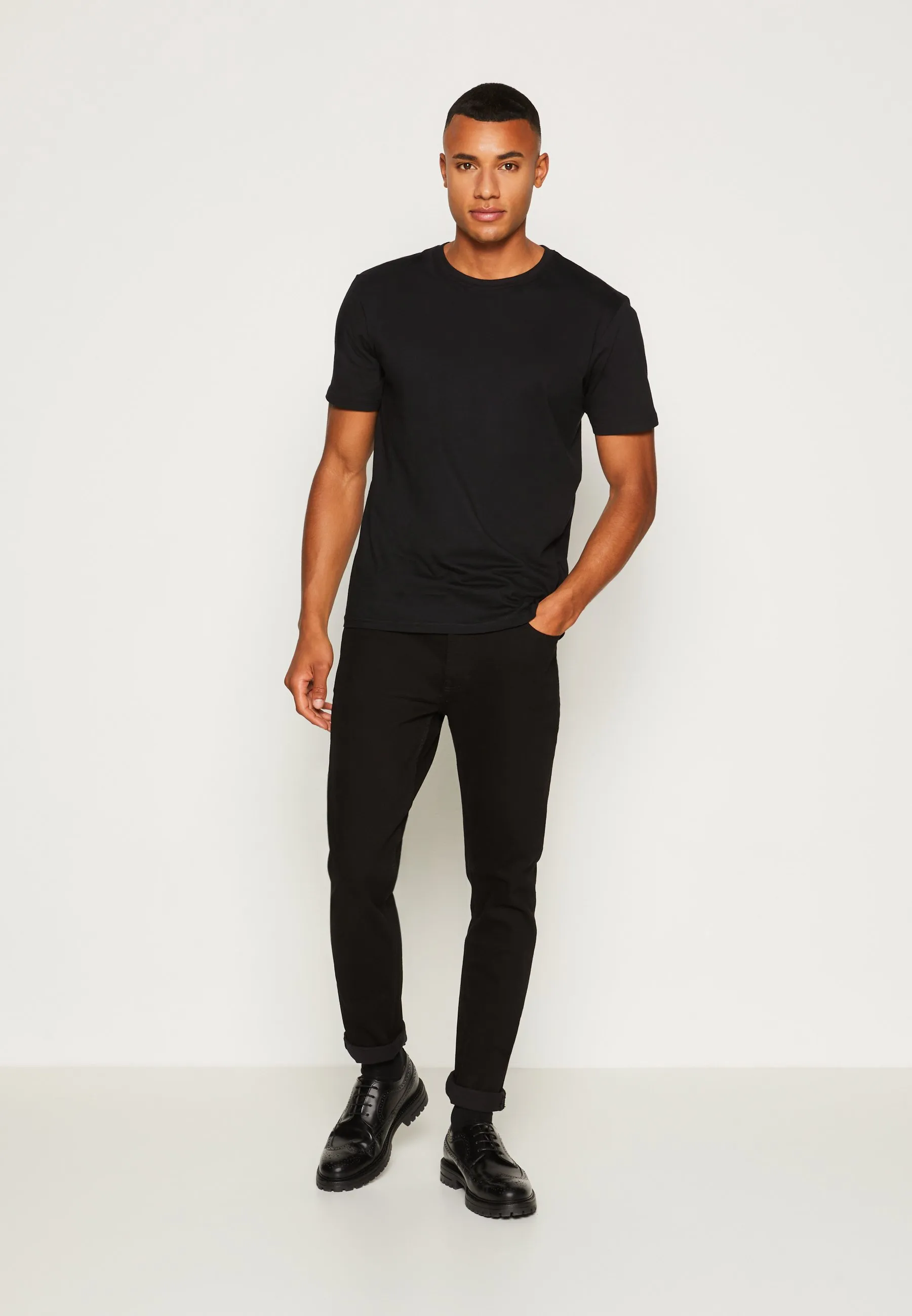 MR RED - Jeans slim fit -  black