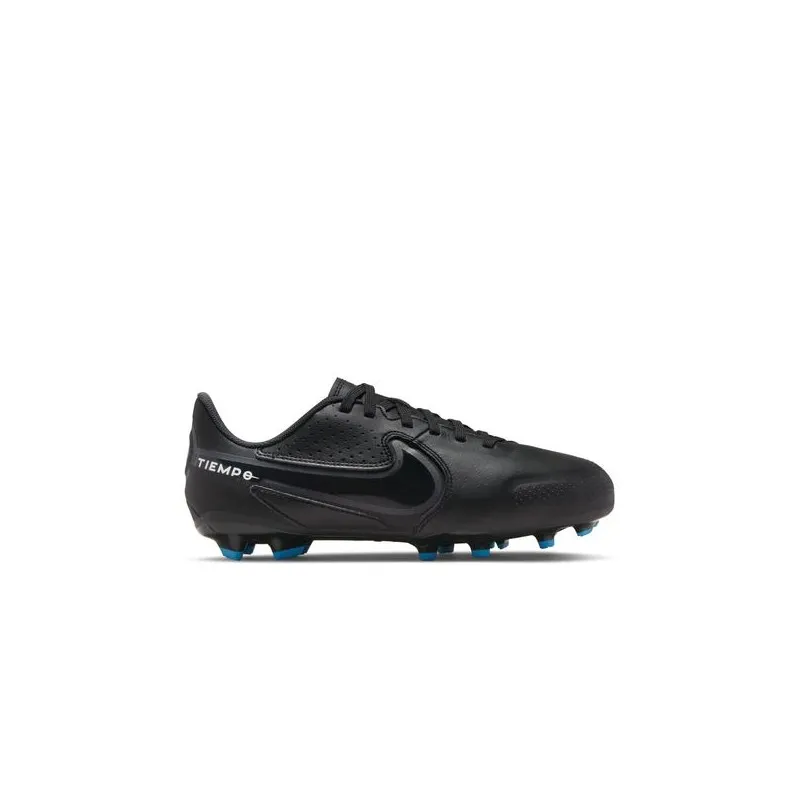 NIKE TIEMPO LEGEND 9 ACADEMY JR FG SCARPA CALCIO RAGAZZO BAMBINO - SHADOW BLACK PACK - NERO/BLU