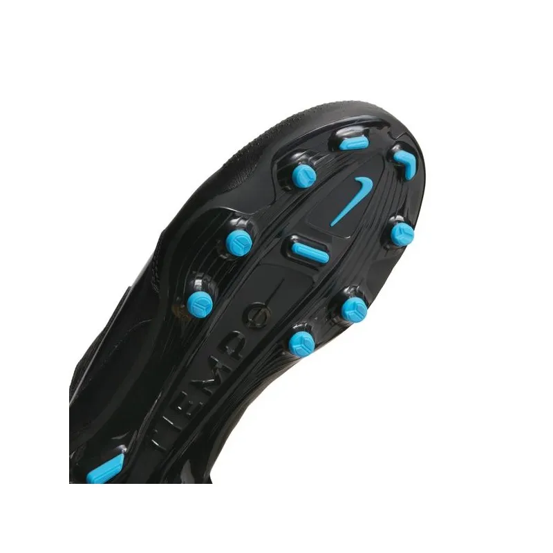 NIKE TIEMPO LEGEND 9 ACADEMY JR FG SCARPA CALCIO RAGAZZO BAMBINO - SHADOW BLACK PACK - NERO/BLU