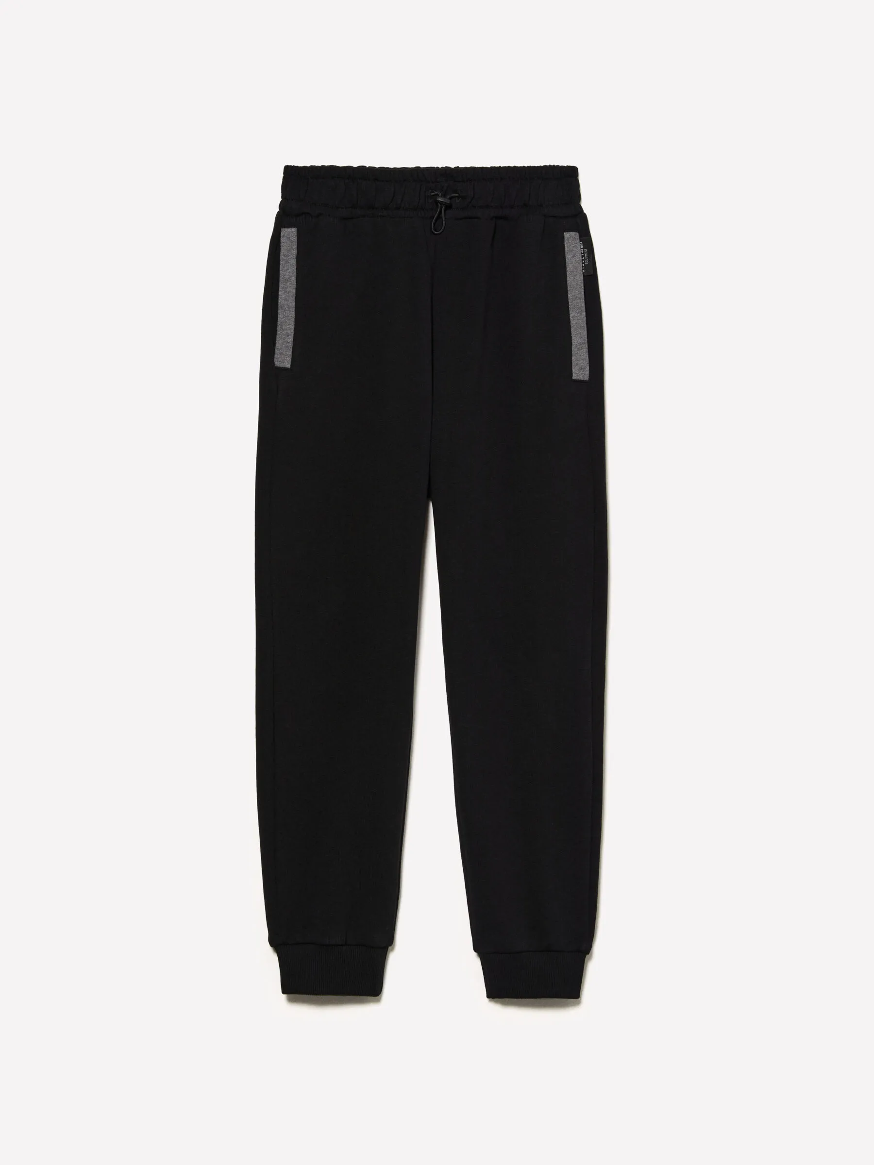 Nuovi arrivi      Joggers in felpa neri con contrasto