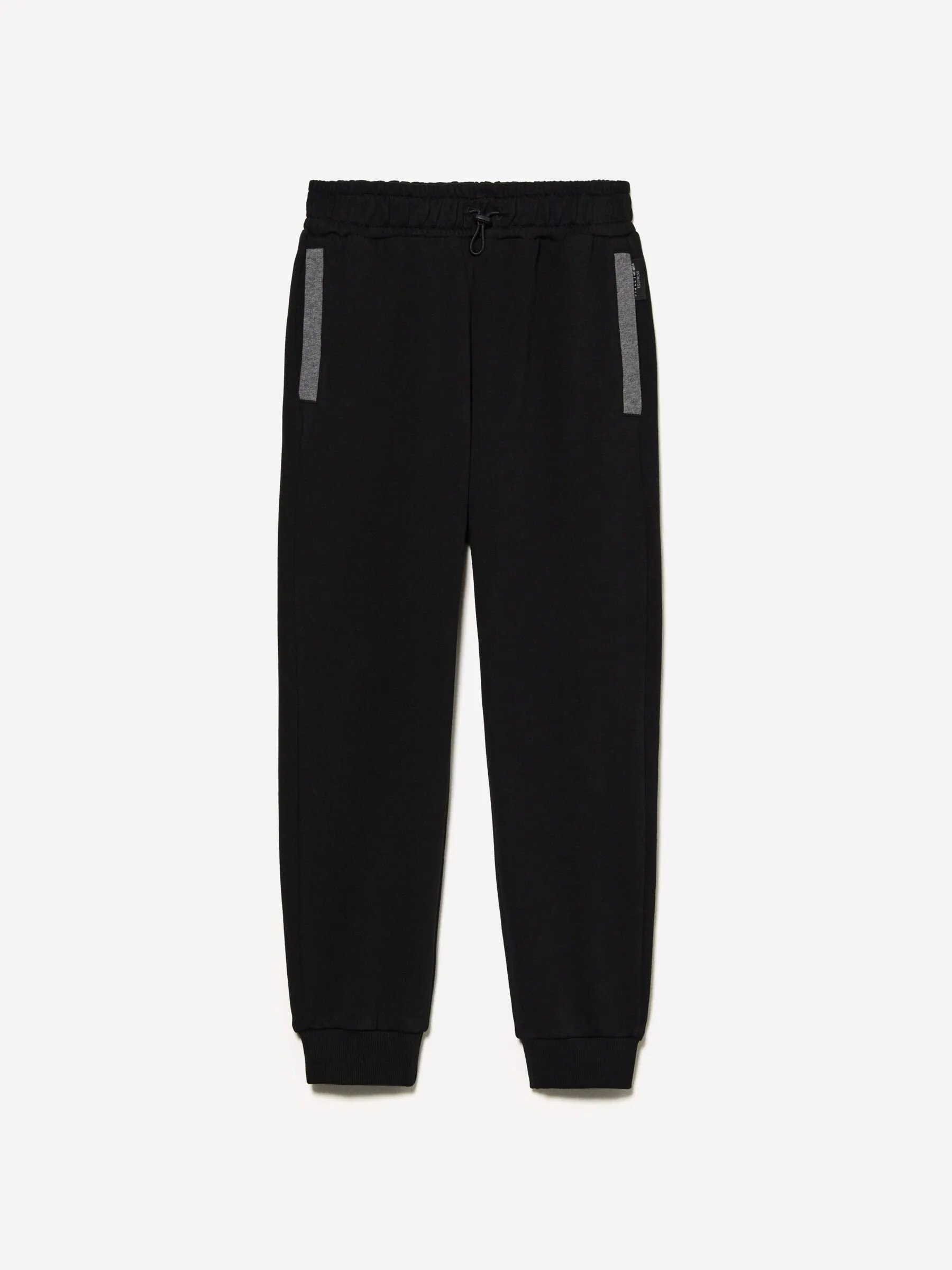 Nuovi arrivi      Joggers in felpa neri con contrasto