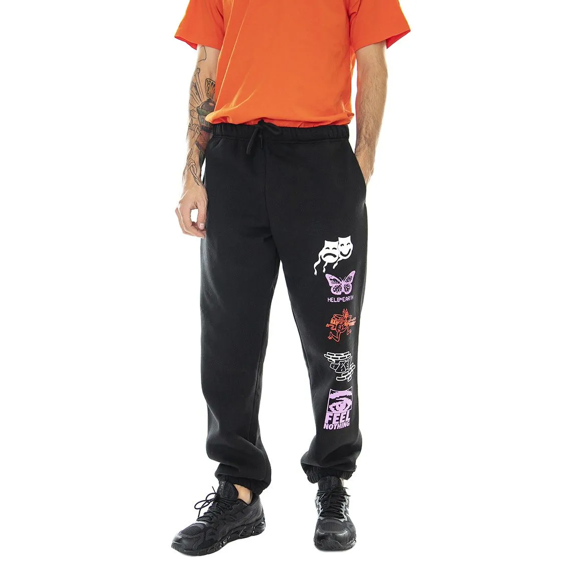 Obey Feel - Pantaloni Uomo Neri    