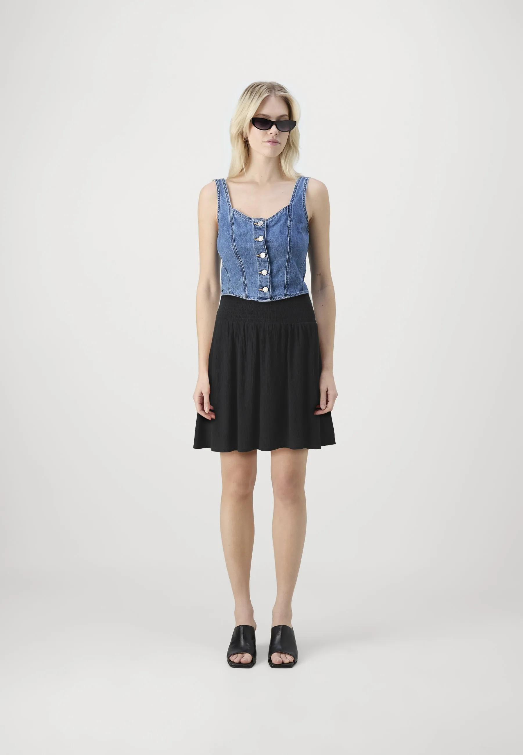 ONLCHIARA SMOCK SKIRT - Minigonna