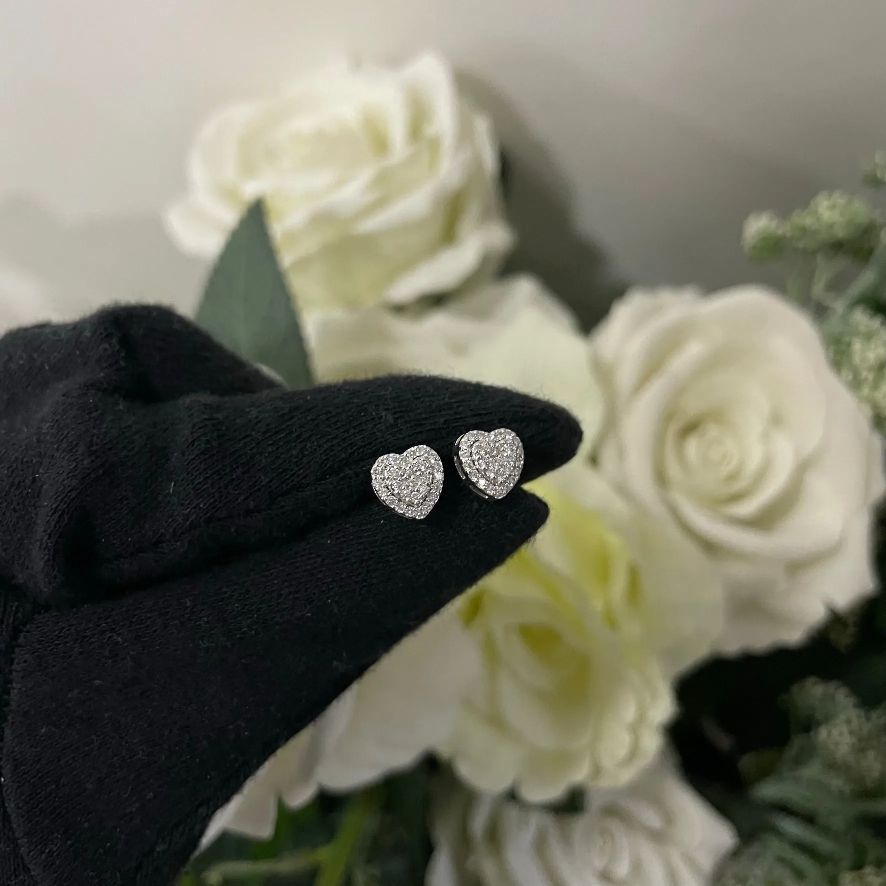 Orecchini cuore magic oro e diamanti