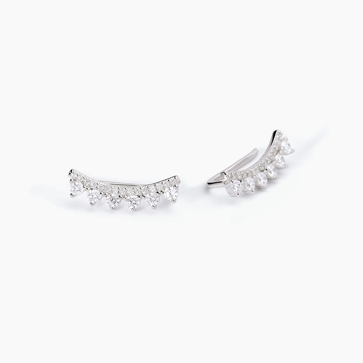 Orecchini Ear Cuff Zirconi Mabina Gioielli 563609