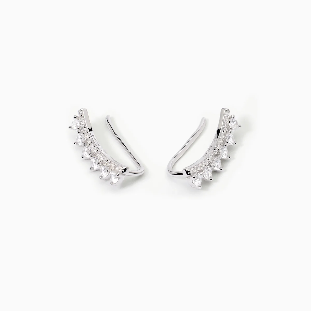 Orecchini Ear Cuff Zirconi Mabina Gioielli 563609
