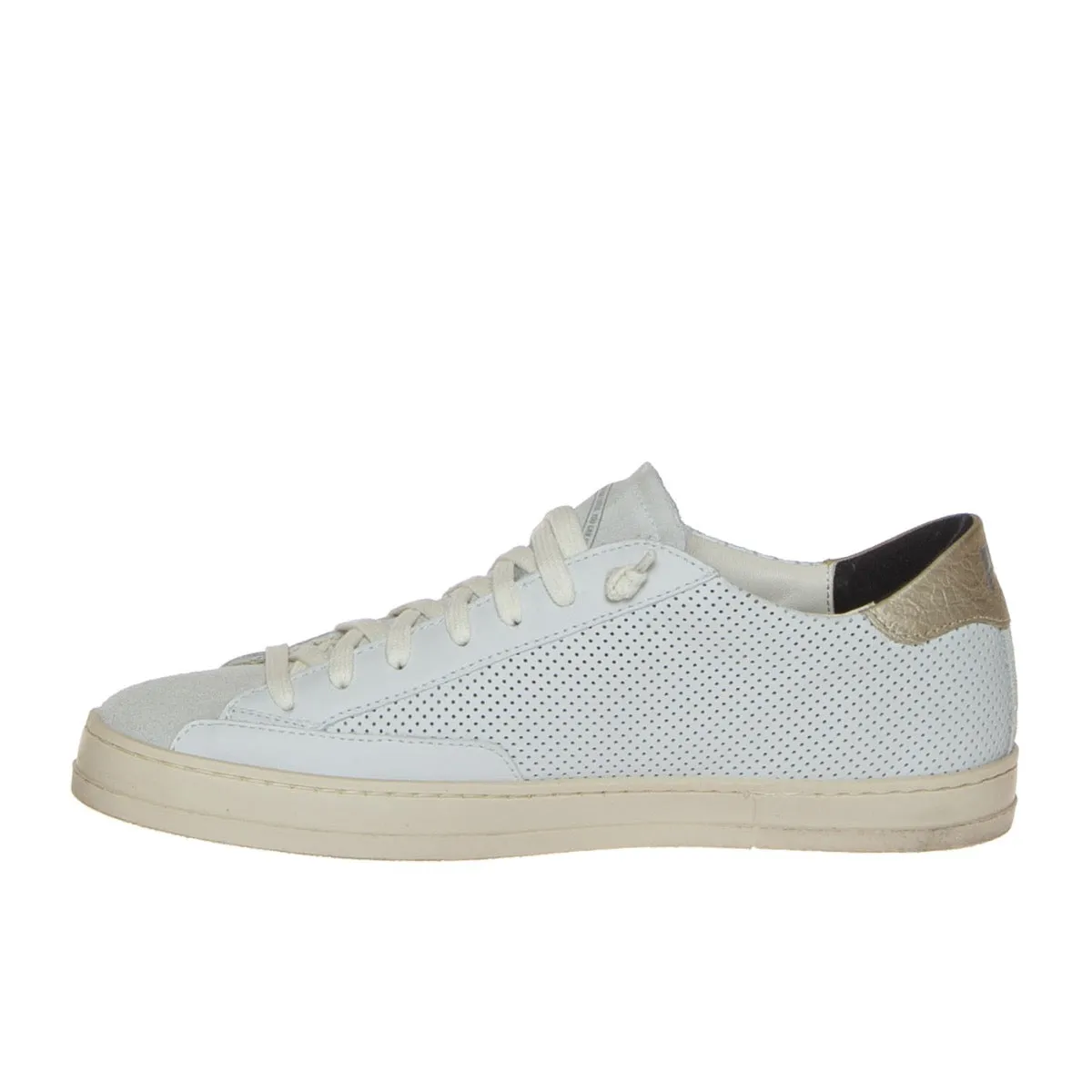 P448 JHON PERF SNEAKER DONNA FORATA BIANCO  