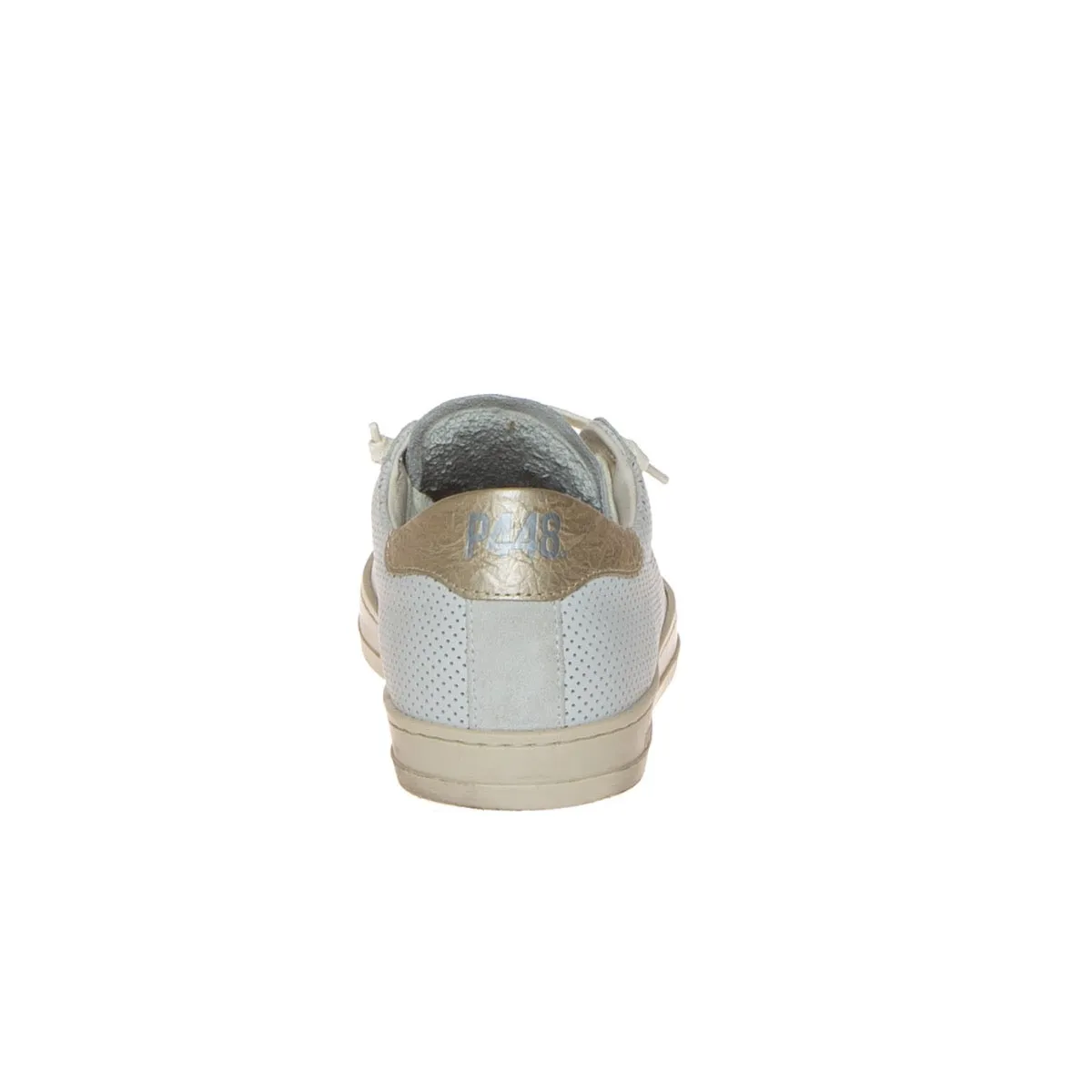 P448 JHON PERF SNEAKER DONNA FORATA BIANCO  
