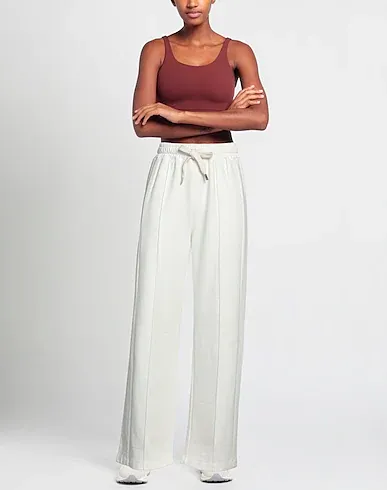PANTALONE PANNA IN COTONE