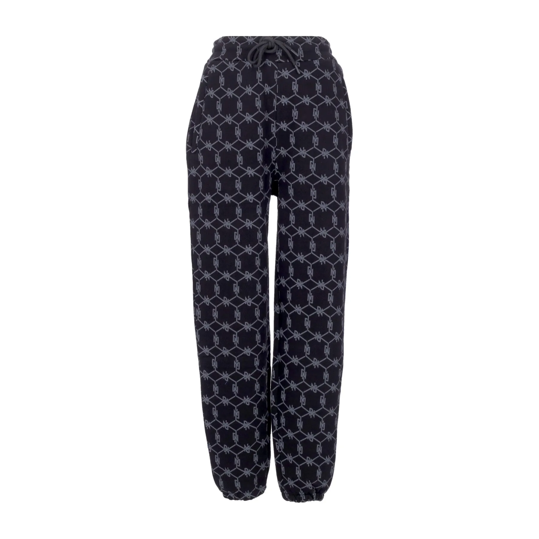 Pantalone Tuta Felpato Uomo Monogram Sweatpants Black