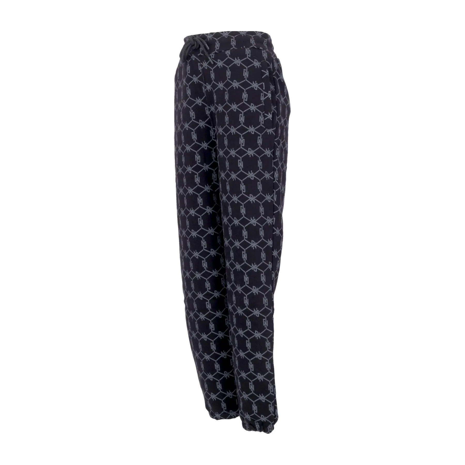 Pantalone Tuta Felpato Uomo Monogram Sweatpants Black