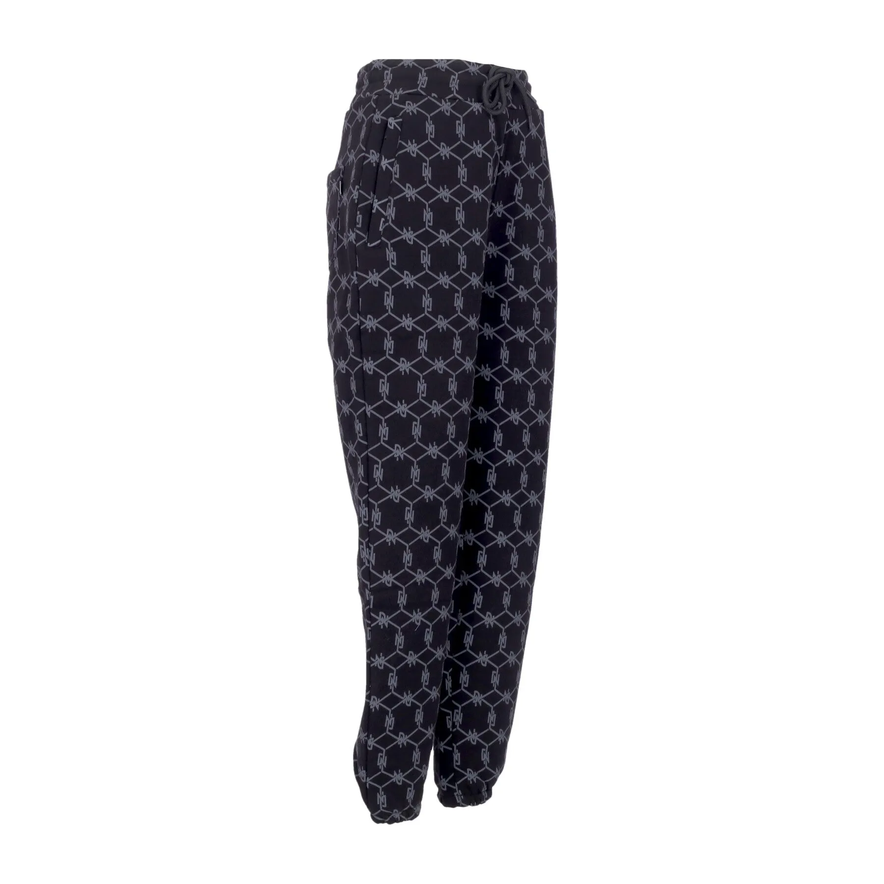 Pantalone Tuta Felpato Uomo Monogram Sweatpants Black