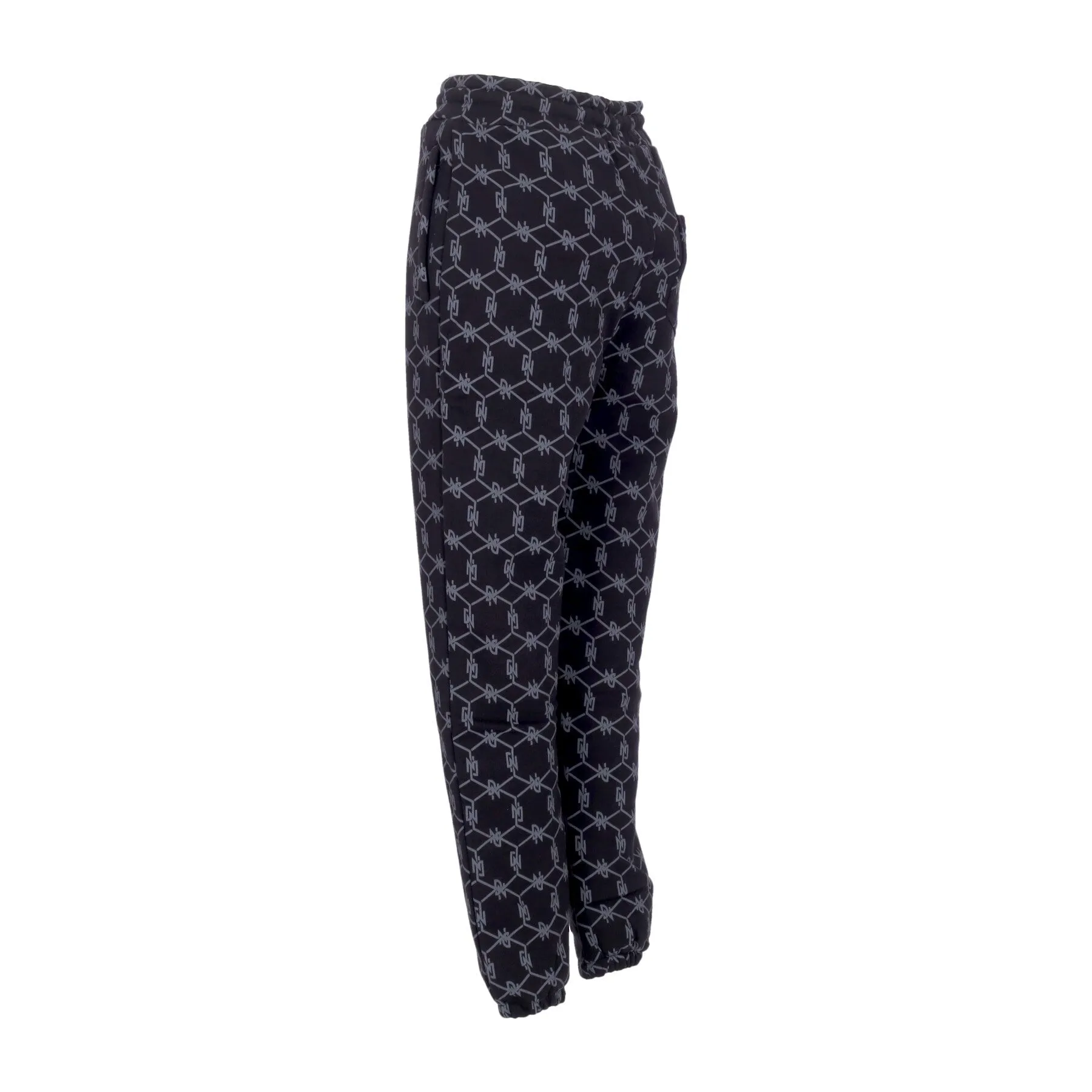 Pantalone Tuta Felpato Uomo Monogram Sweatpants Black