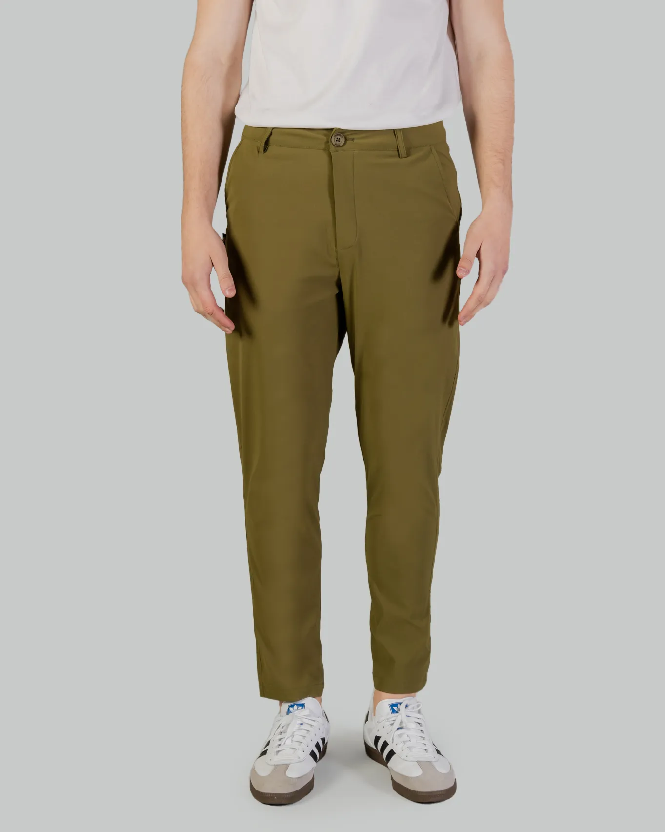 Pantaloni Aquascutum ACTIVE CHINO PANT Verde Oliva