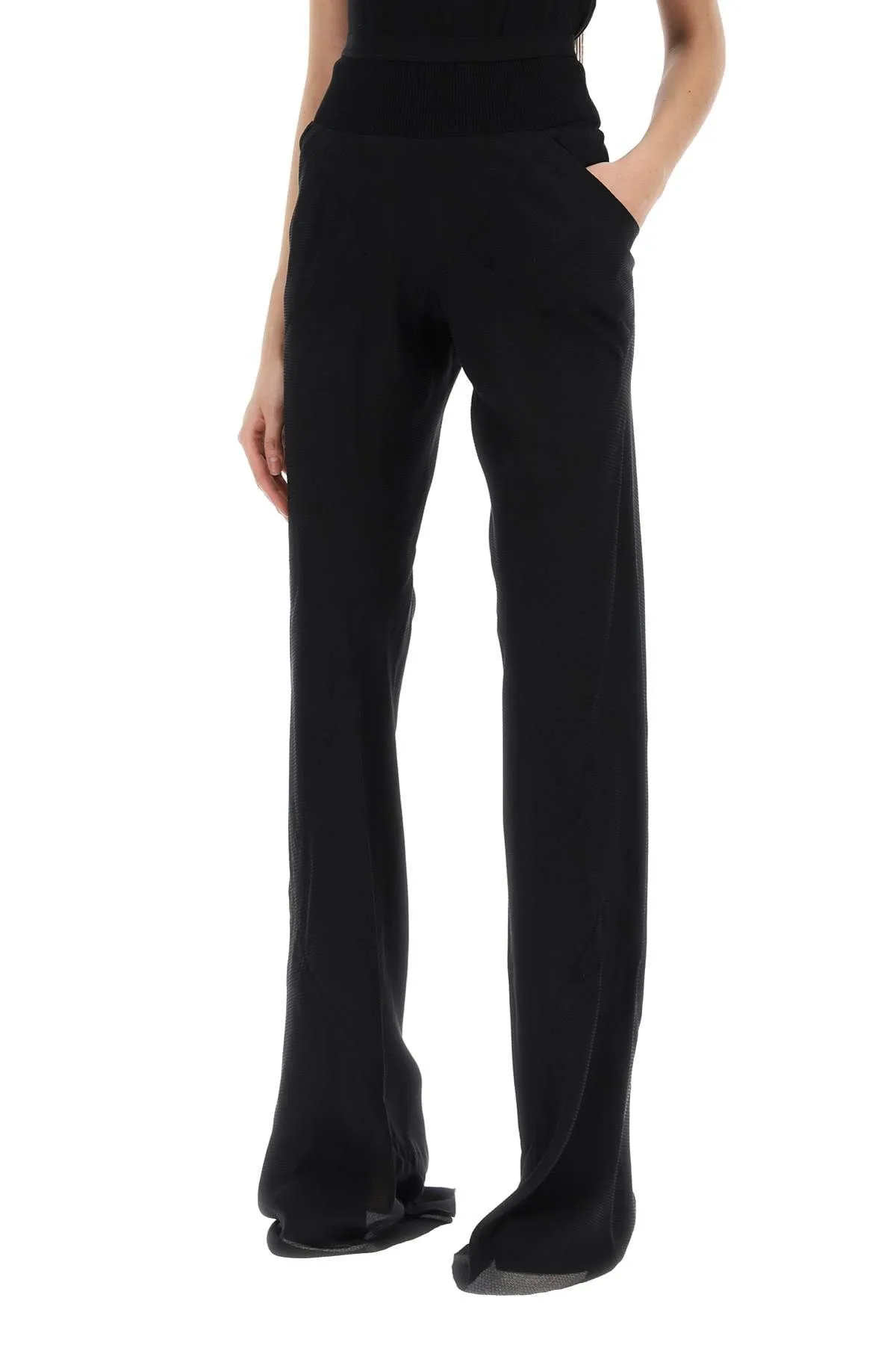 Pantaloni Bias con taglio sbieco