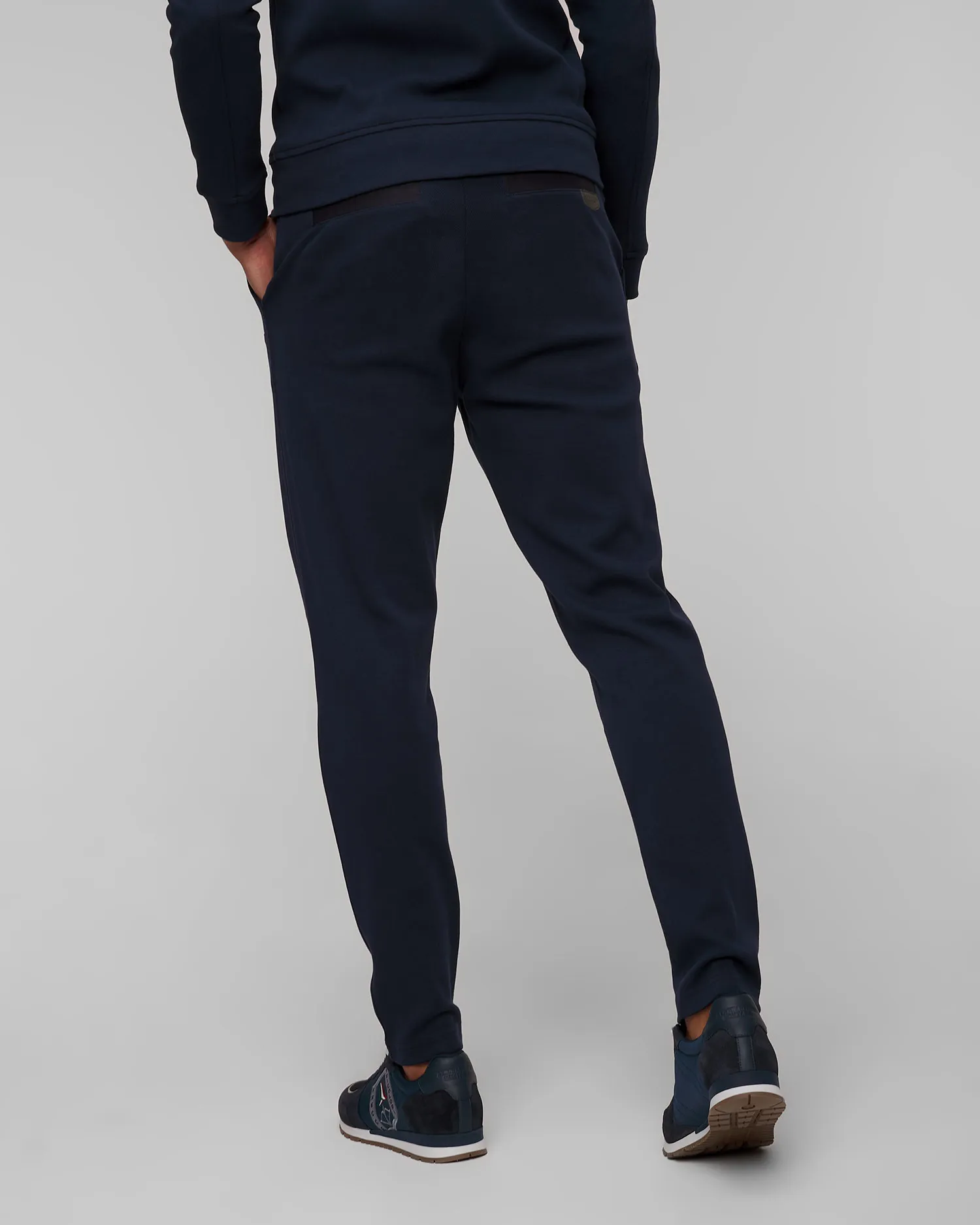 Pantaloni blu scuro da tuta da uomo Aeronautica Militare 241pf927p329-8347