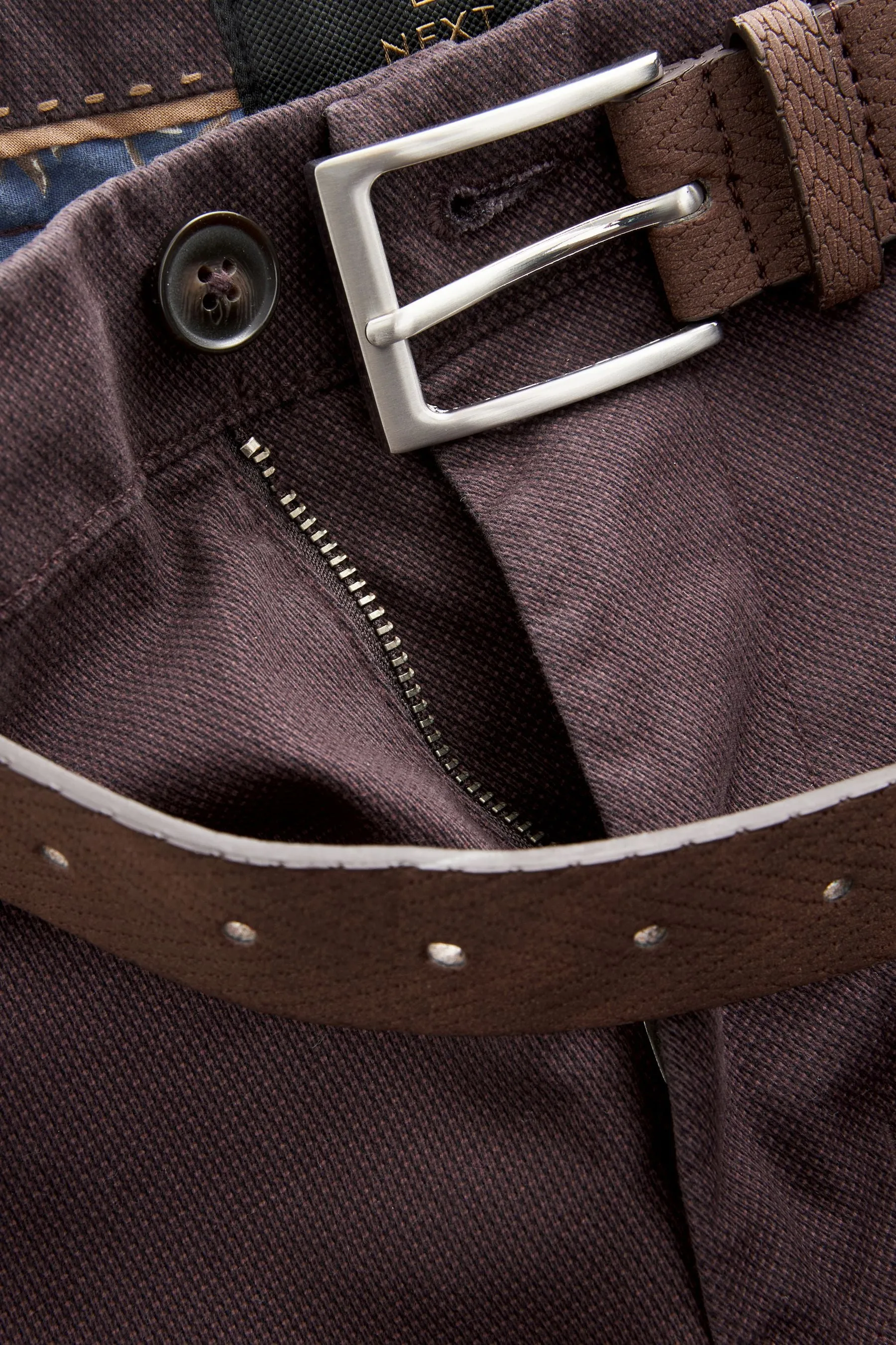 Pantaloni chino corti con cintura