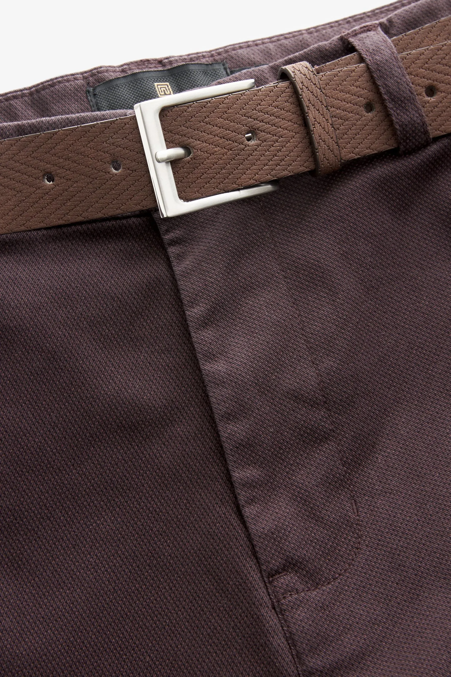 Pantaloni chino corti con cintura