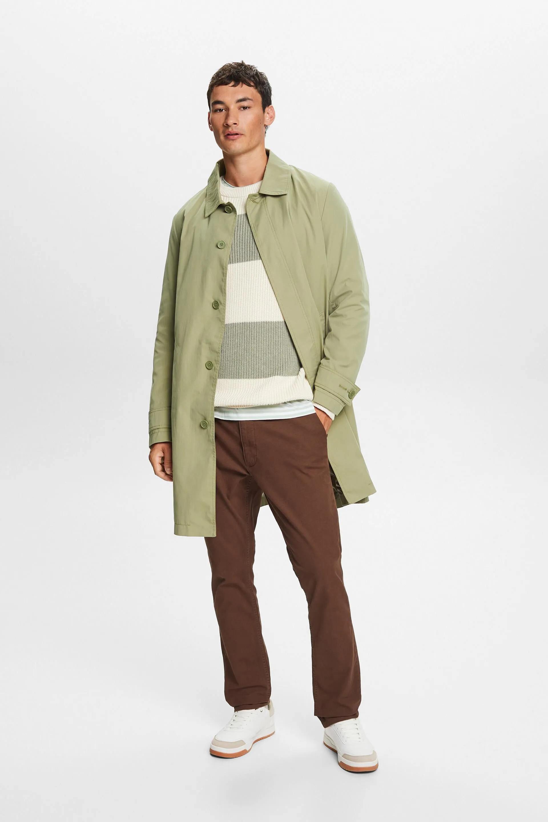 Pantaloni chino, cotone con stretch