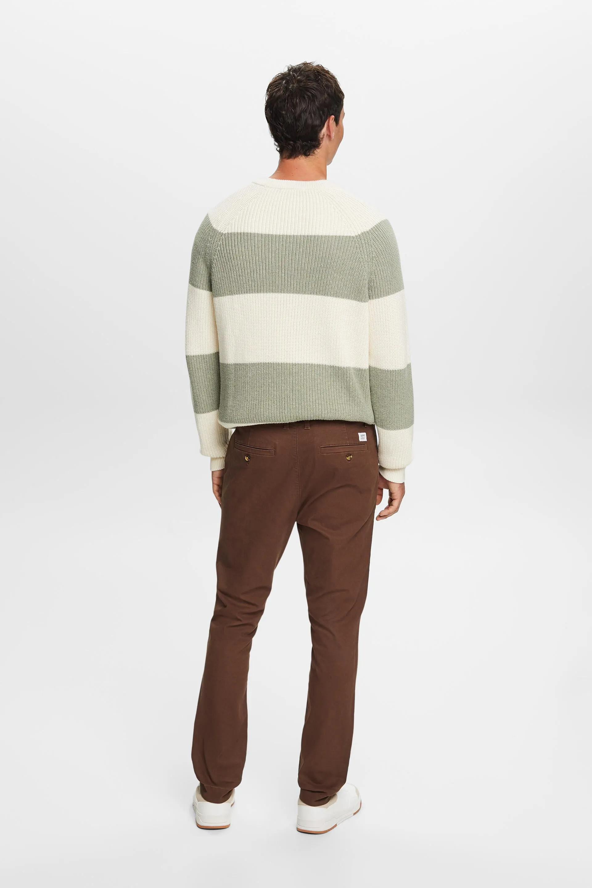Pantaloni chino, cotone con stretch