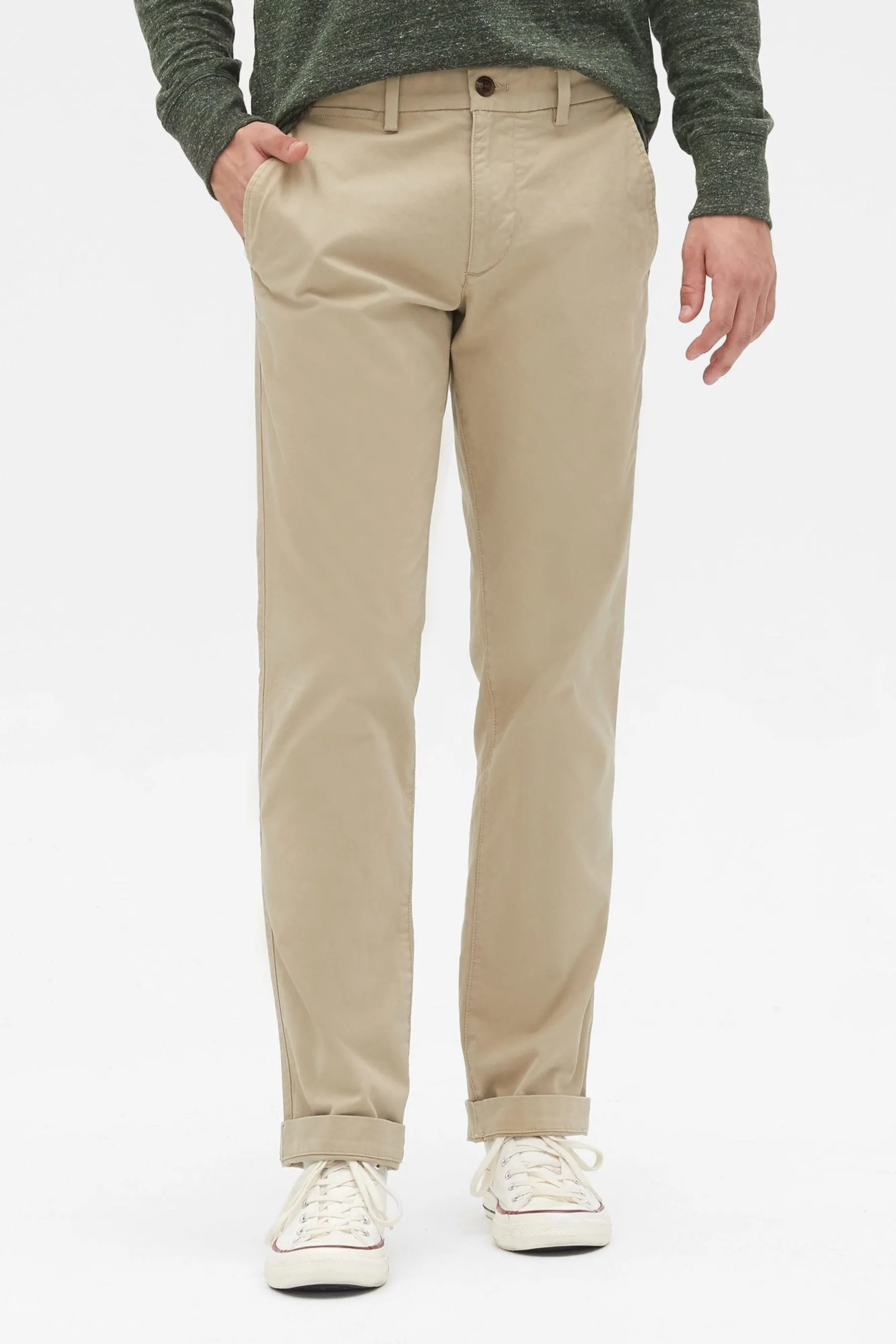 Pantaloni chino must-have con vestibilità dritta