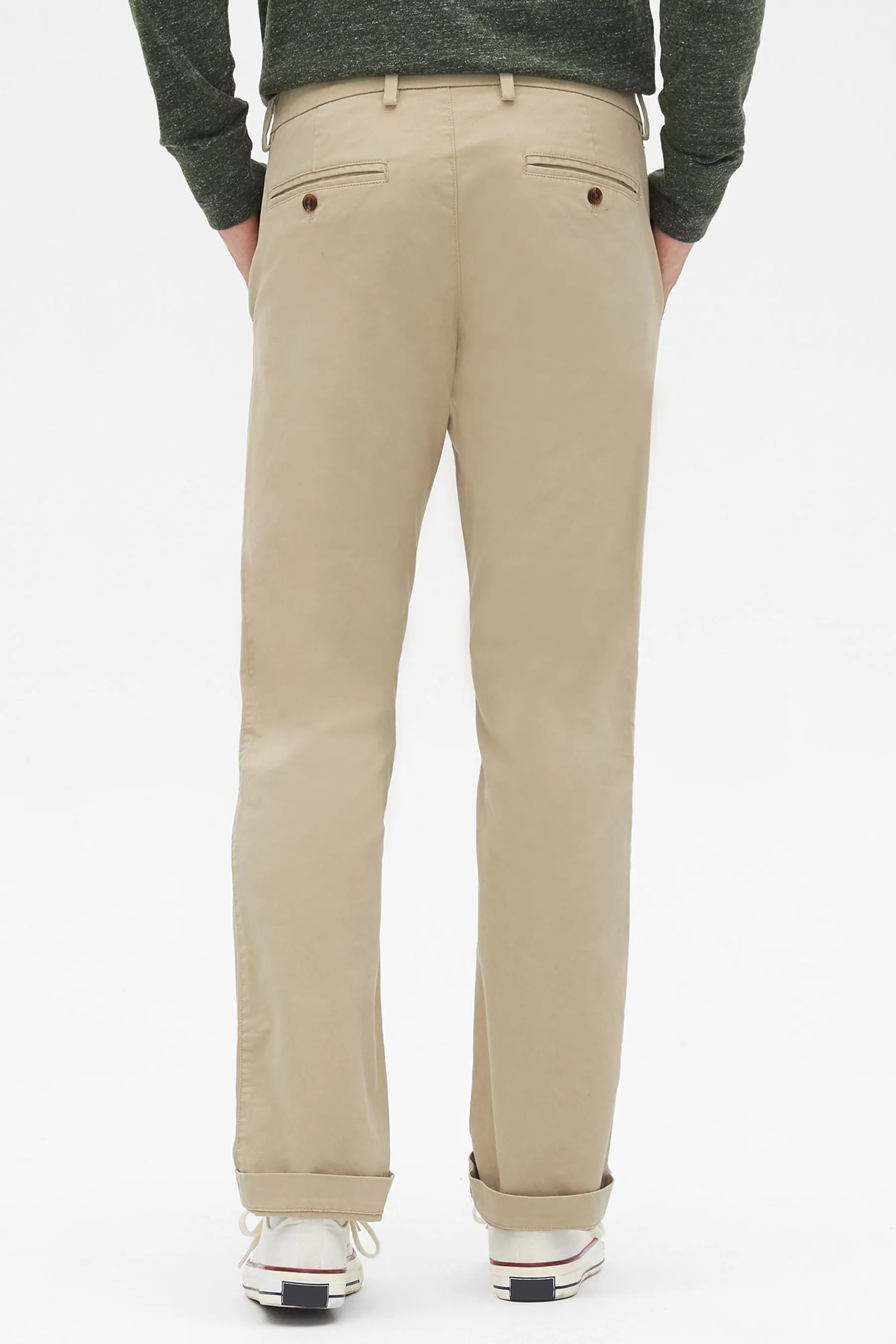 Pantaloni chino must-have con vestibilità dritta