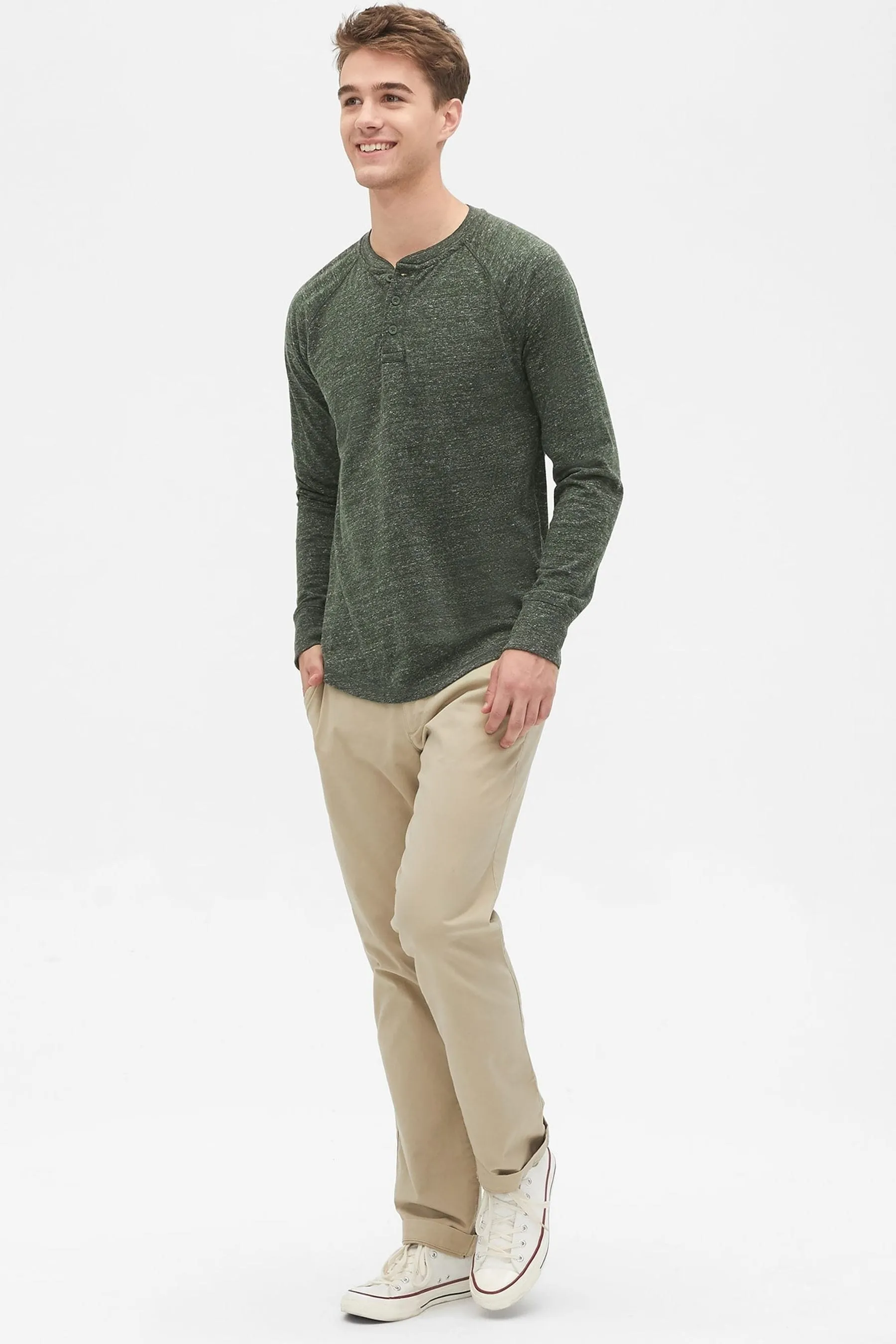 Pantaloni chino must-have con vestibilità dritta
