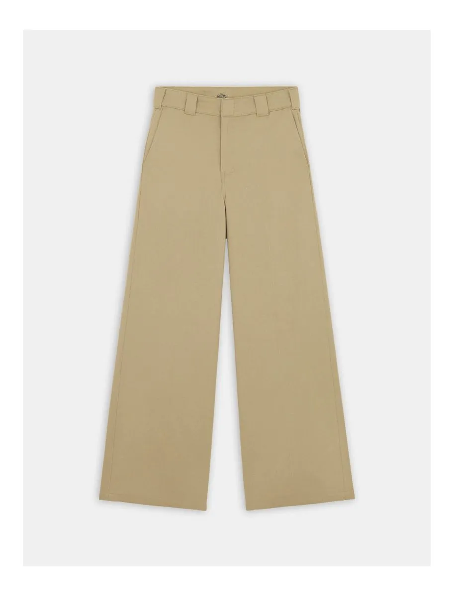 PANTALONI Donna DICKIES W WIDE LEG PANT DK0A4YSE KHK KHAKI