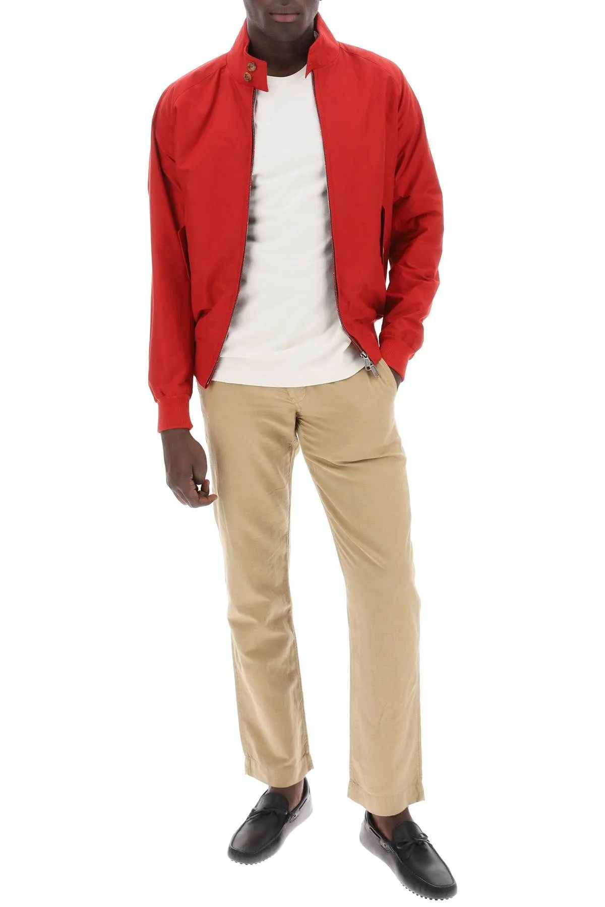 Pantaloni in lino e cotone