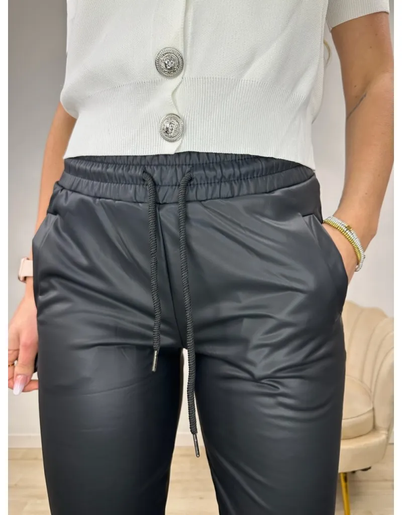 PANTALONI JOGGERS ECOPELLE