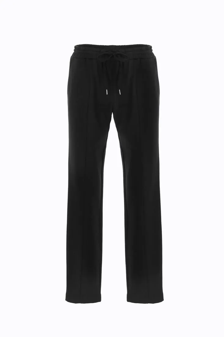 Pantaloni joggers monocolour con vita elasticizzata