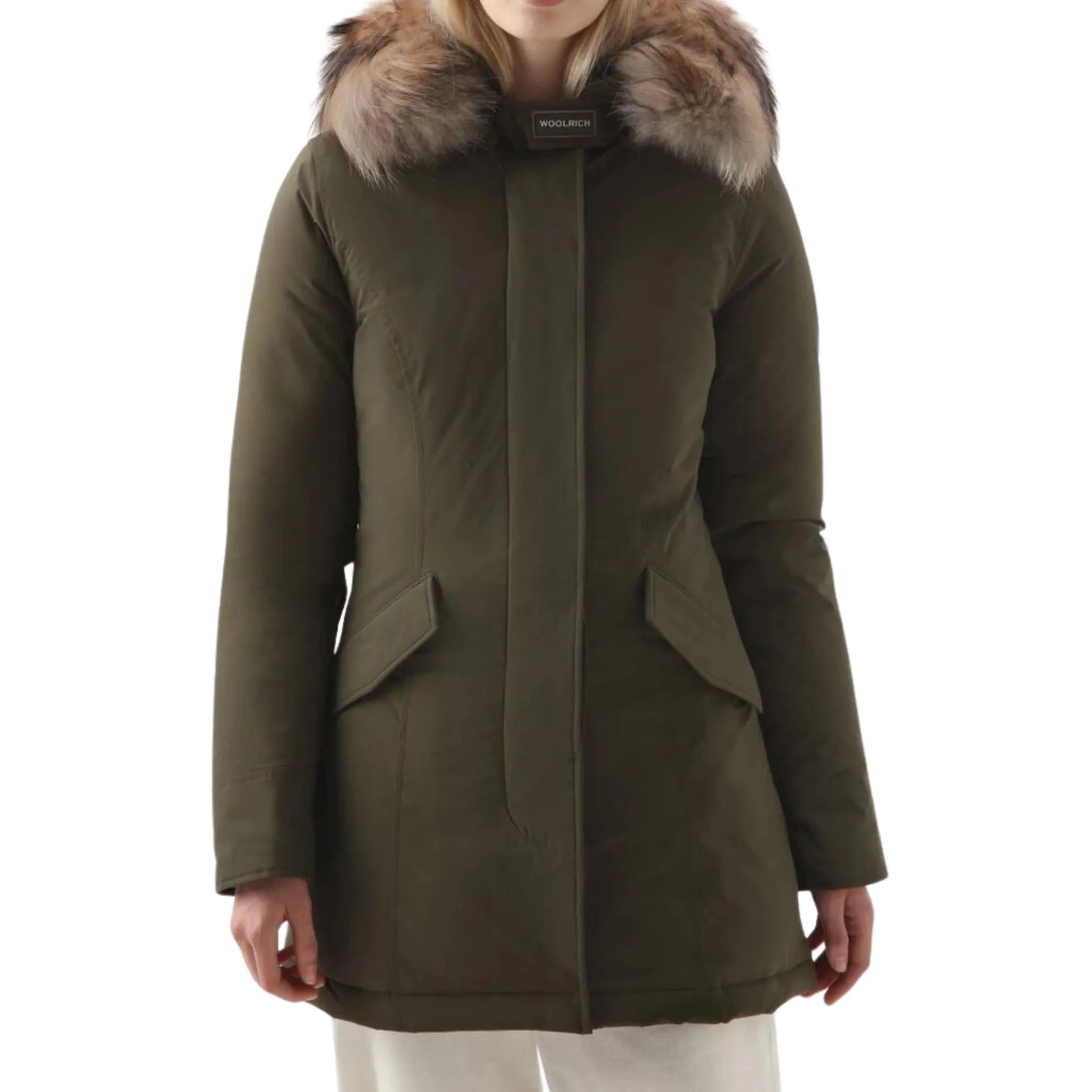 Parka Donna con cappuccio in pelliccia
