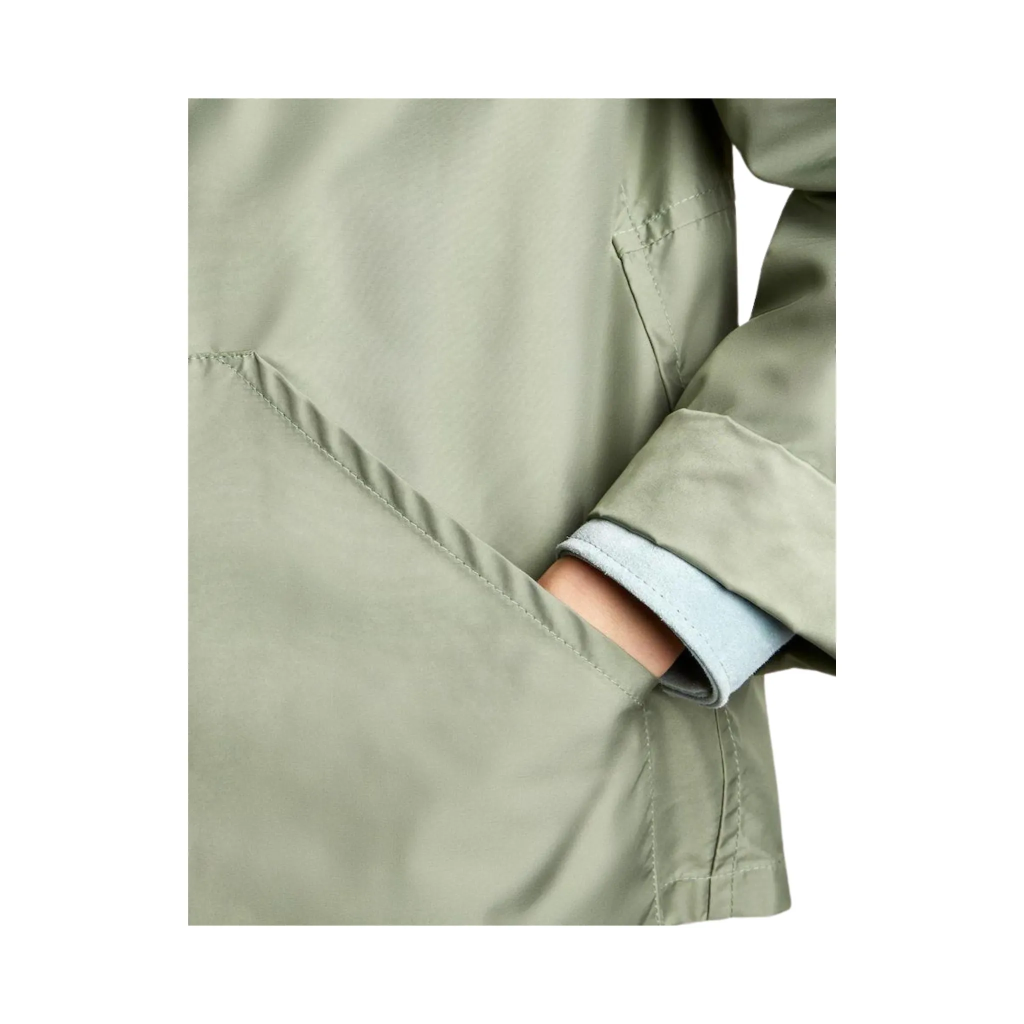 Parka Donna corto idrorepellente Verde