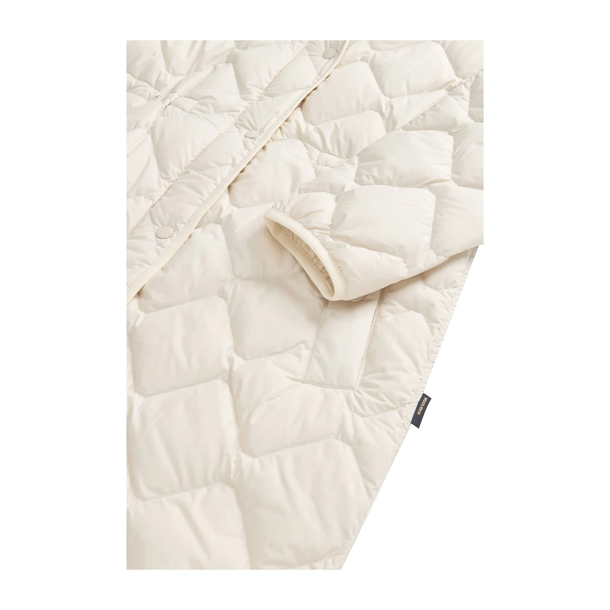 Parka Donna Heritage in microfibra Bianco