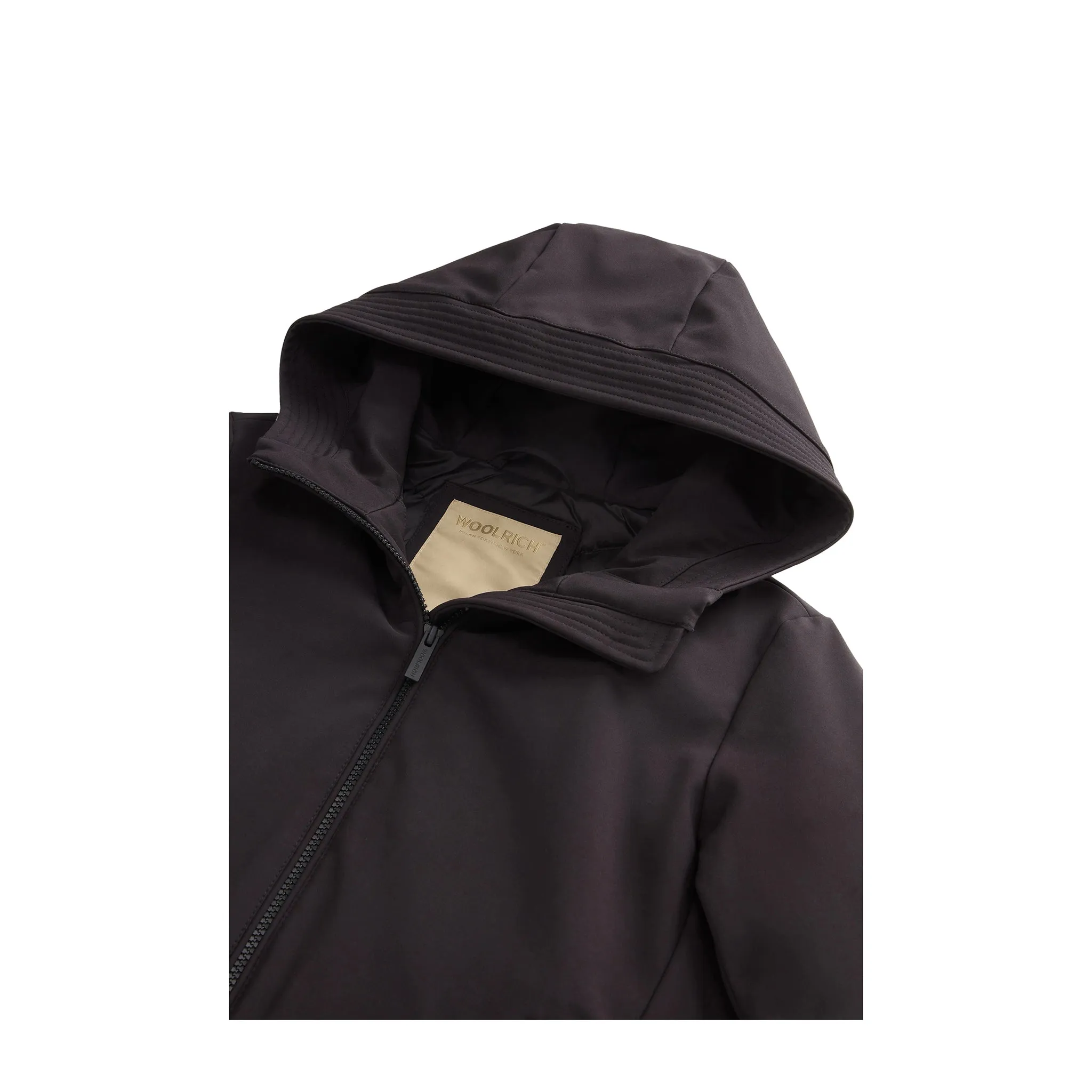Parka Firth Donna Corto Tech Softshell Nero
