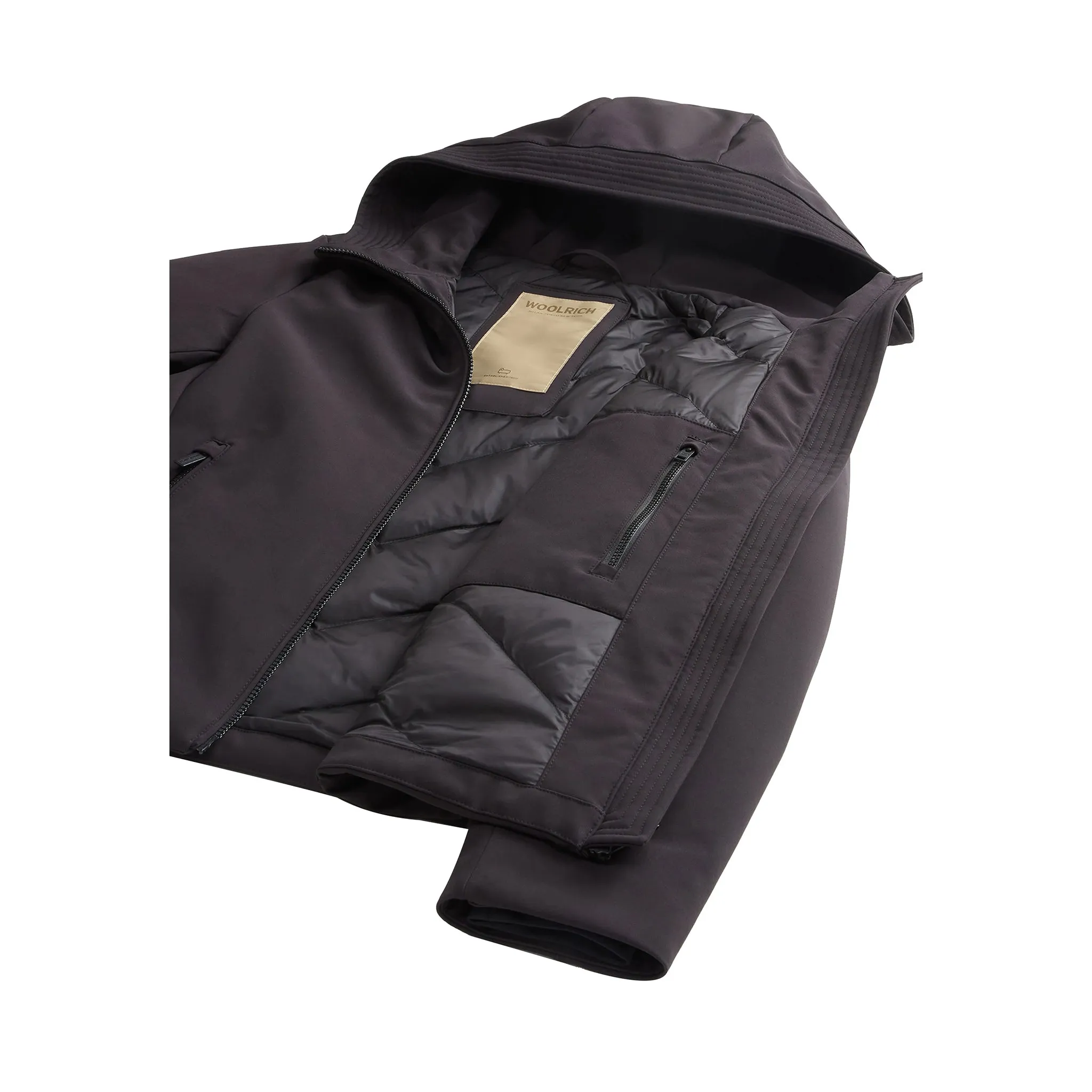 Parka Firth Donna Corto Tech Softshell Nero