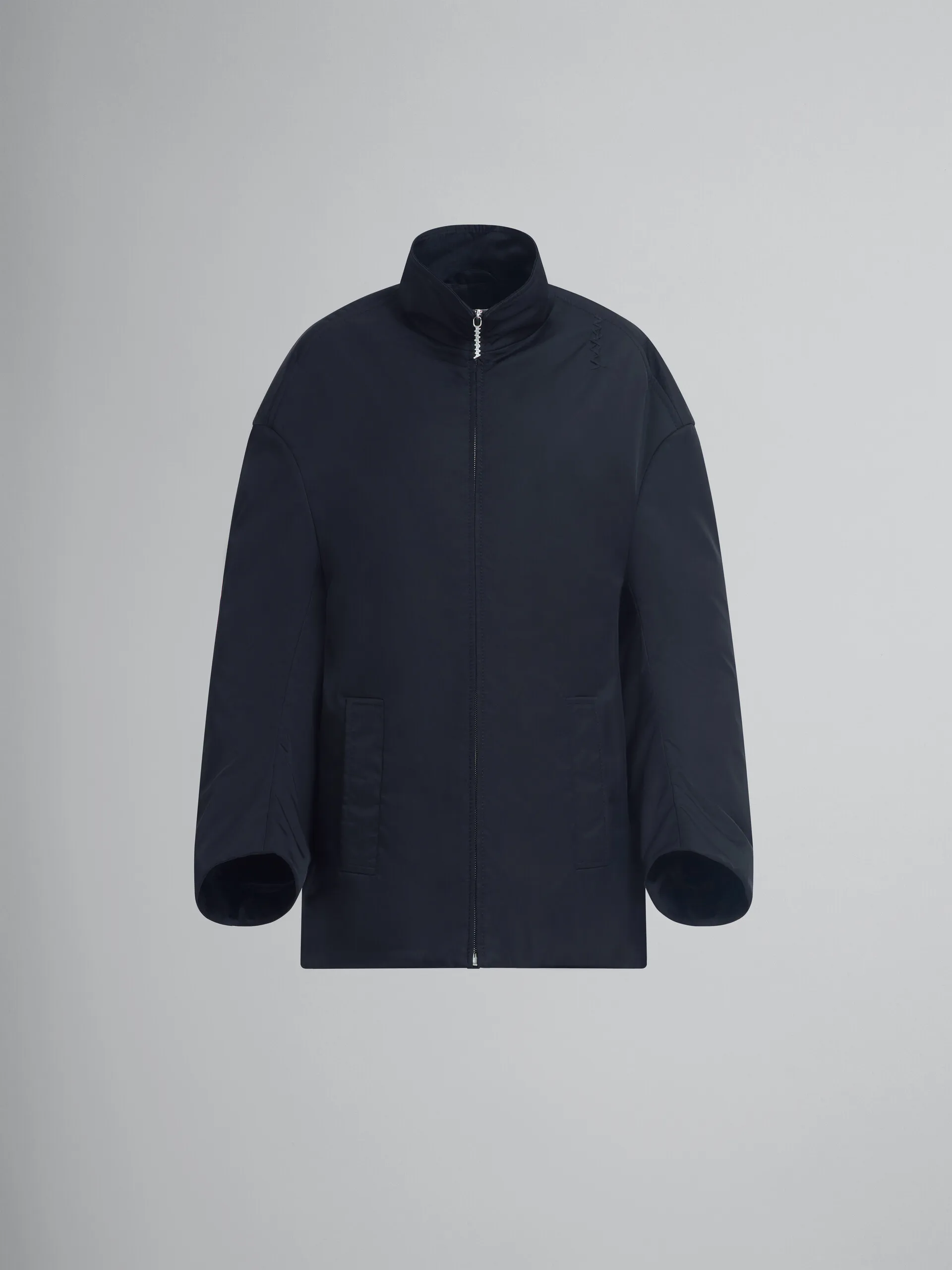 Parka in twill nero