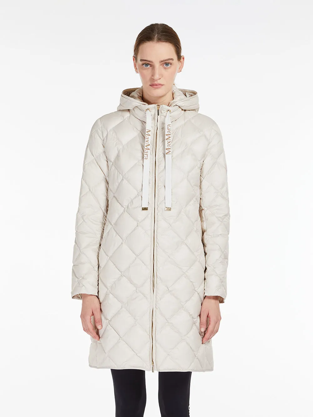 PARKA MIDI IN TELA ANTIGOCCIA