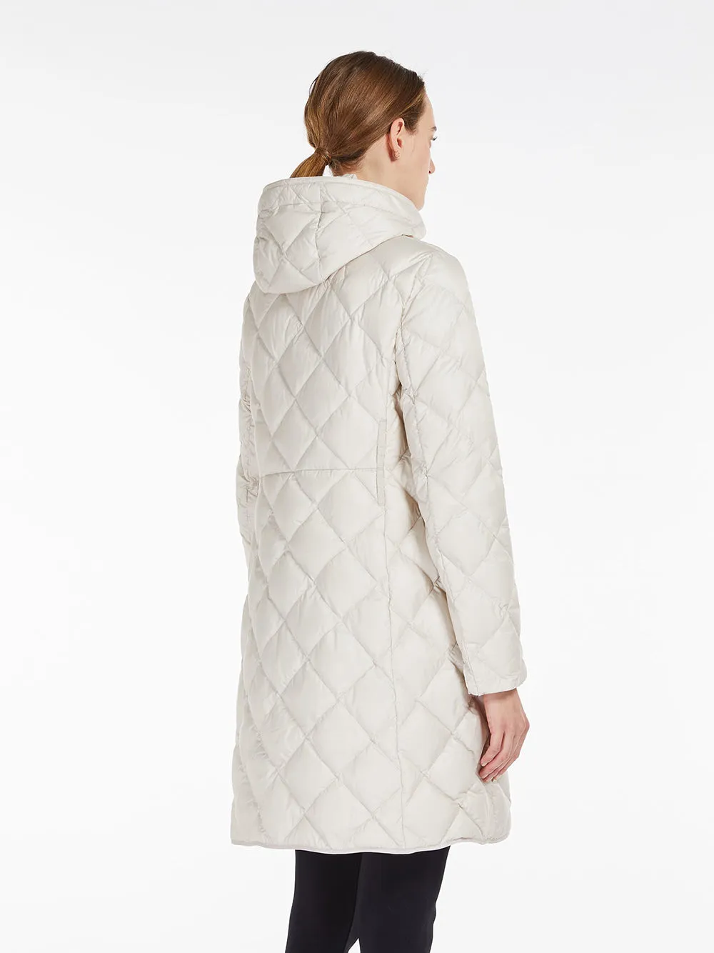 PARKA MIDI IN TELA ANTIGOCCIA