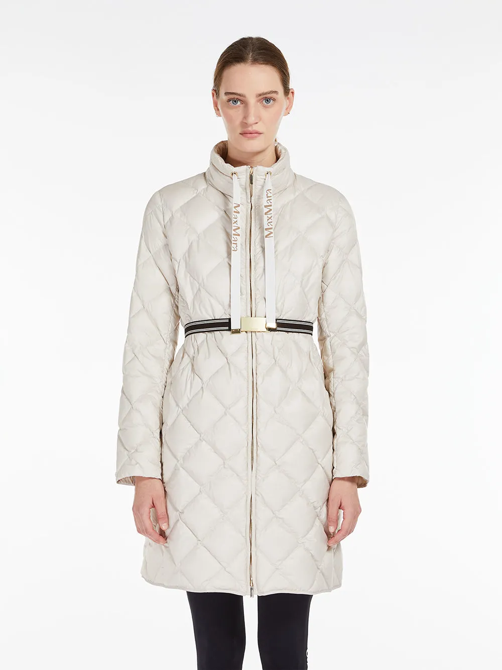 PARKA MIDI IN TELA ANTIGOCCIA