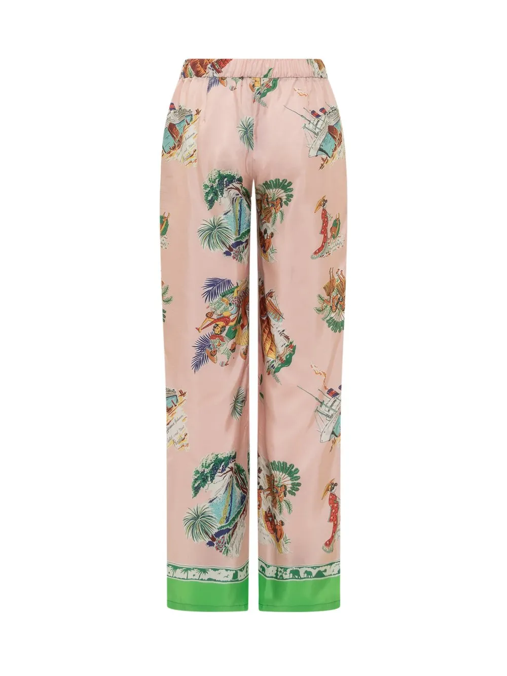 PAROSH Pantaloni con Stampa 