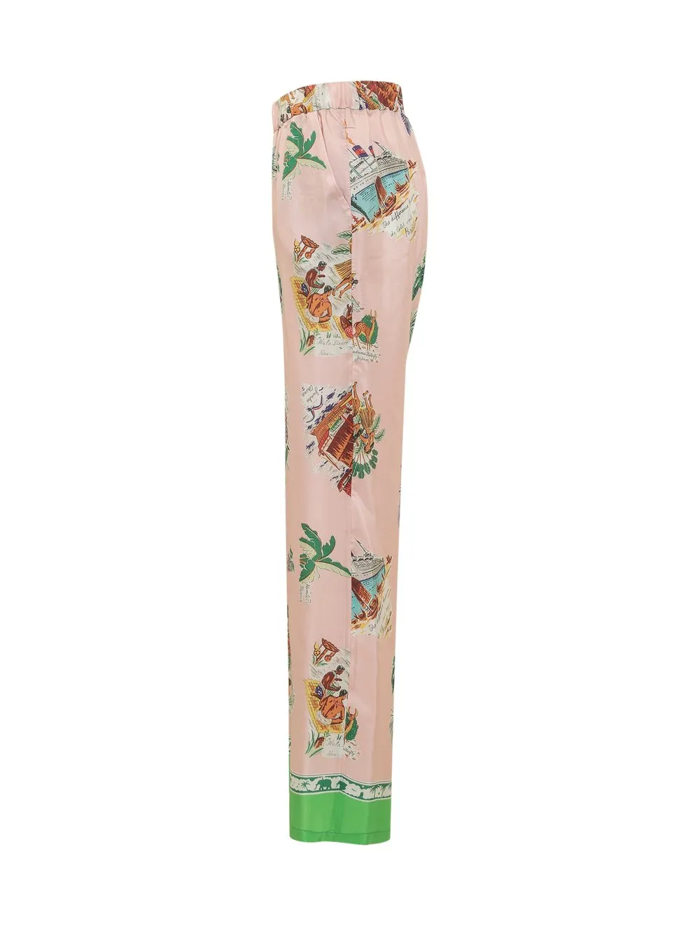 PAROSH Pantaloni con Stampa 