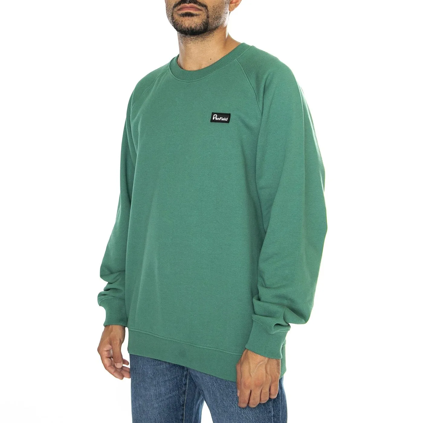 PENFIELD Penfield Badge Sweatshirt Fir - Felpa Girocollo Uomo Verde    