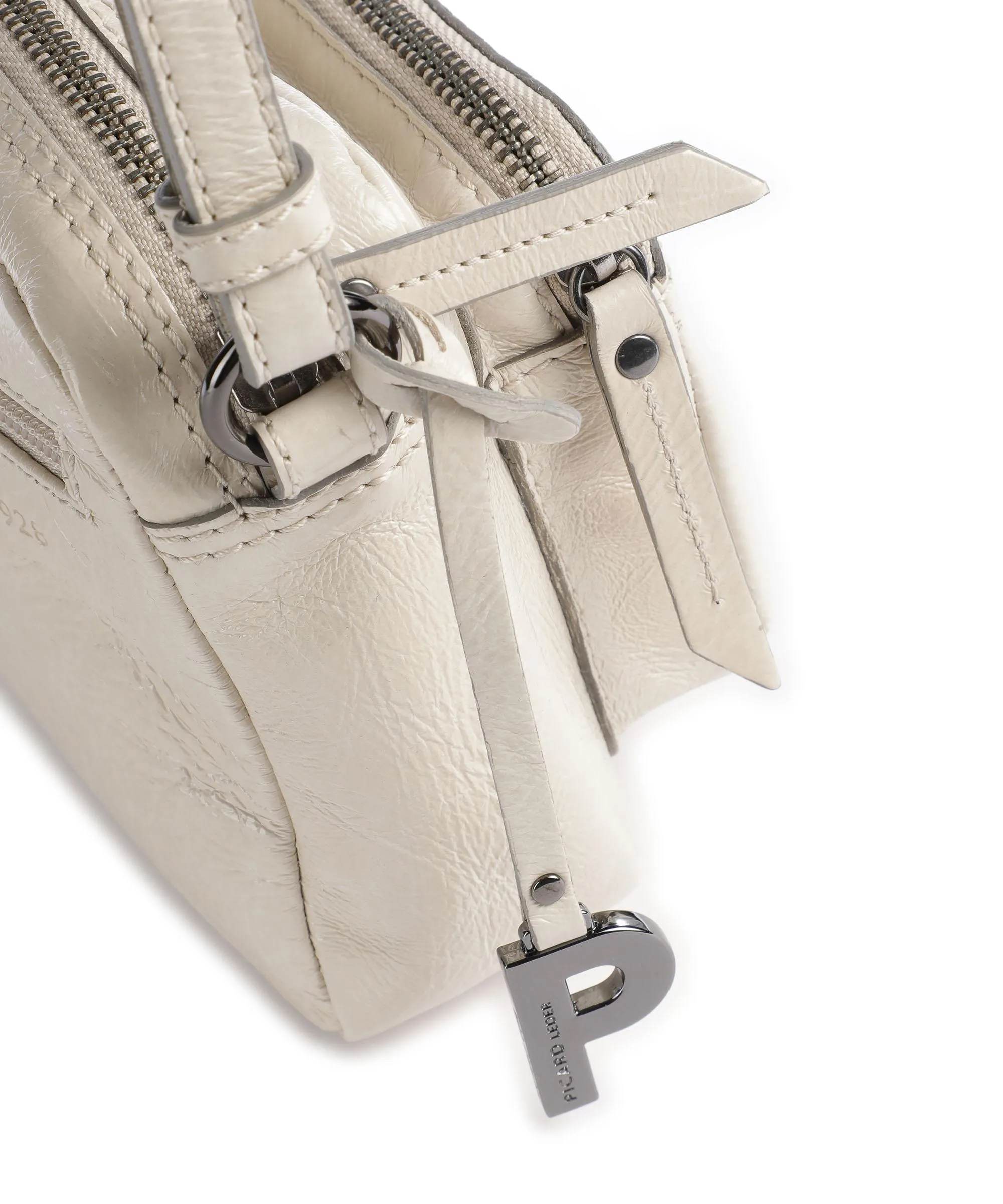  Picard Aquarius Borsa a tracolla pelle di vacchetta grana beige  