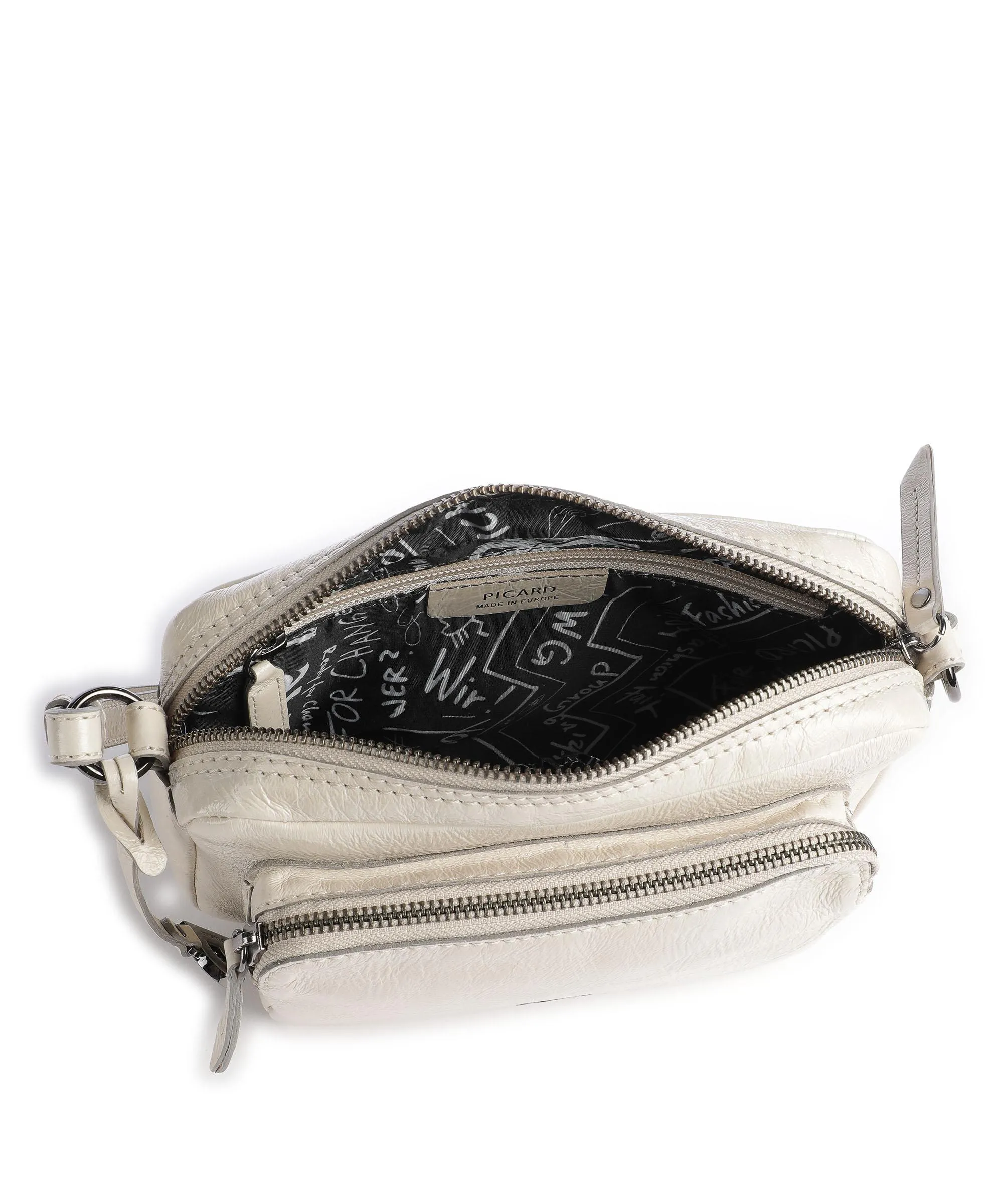  Picard Aquarius Borsa a tracolla pelle di vacchetta grana beige  