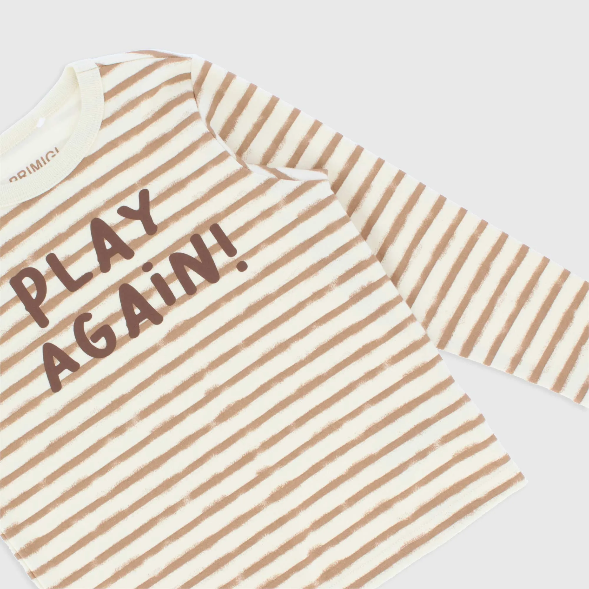 Pigiama in caldo cotone da bambino, bianco                               