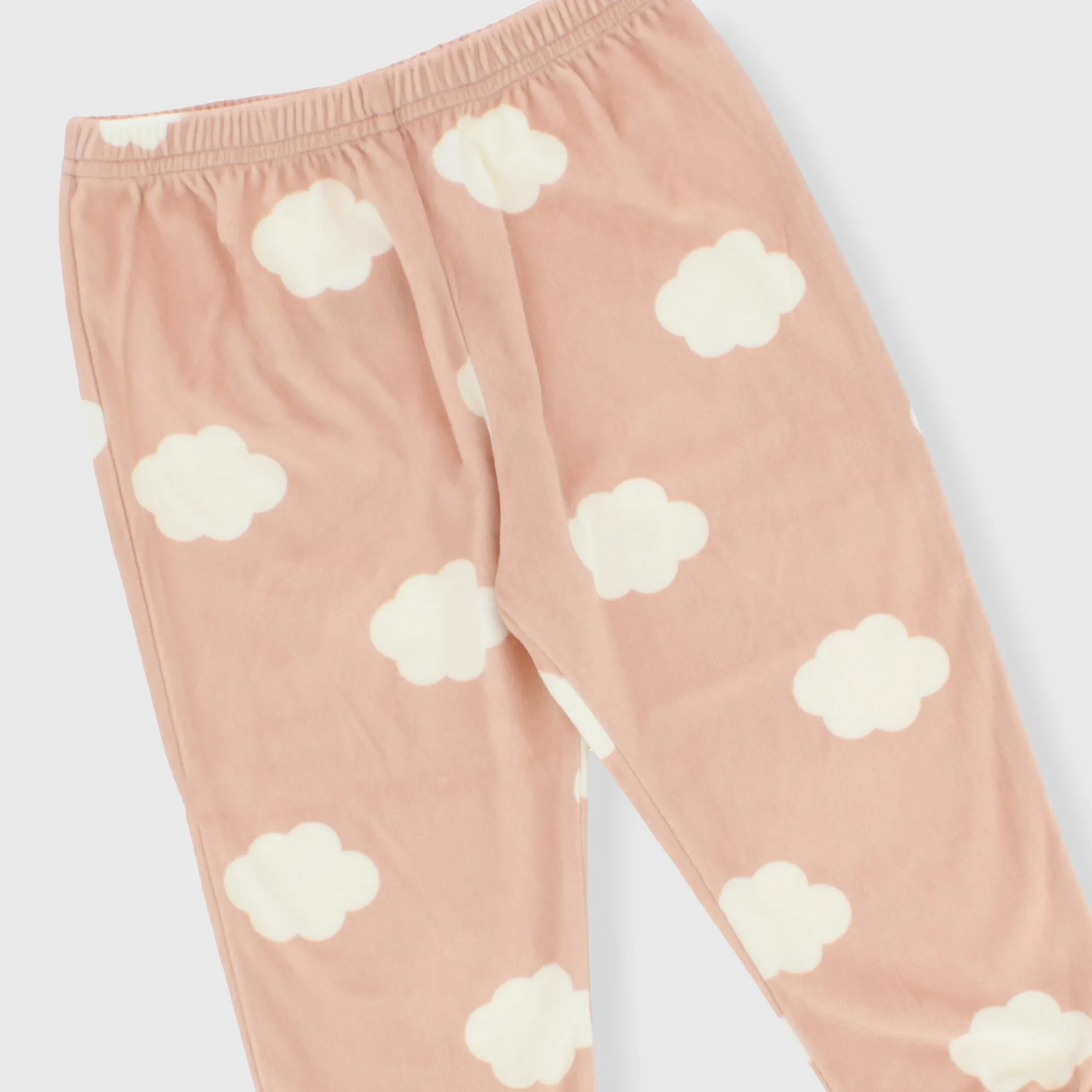 Pigiama in ciniglia da bambina, ROSA            