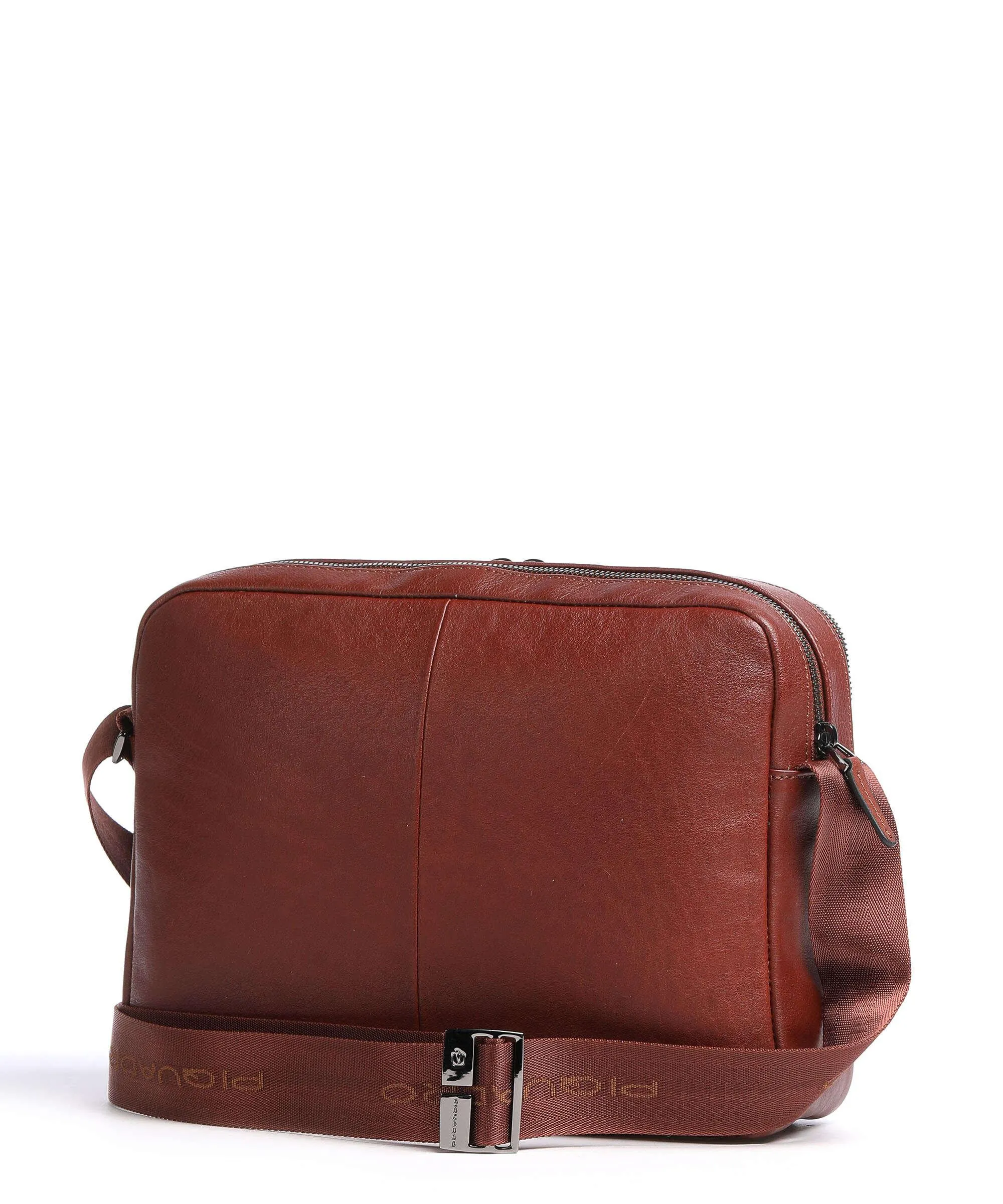  Piquadro Black Square Cartella pelle marrone  