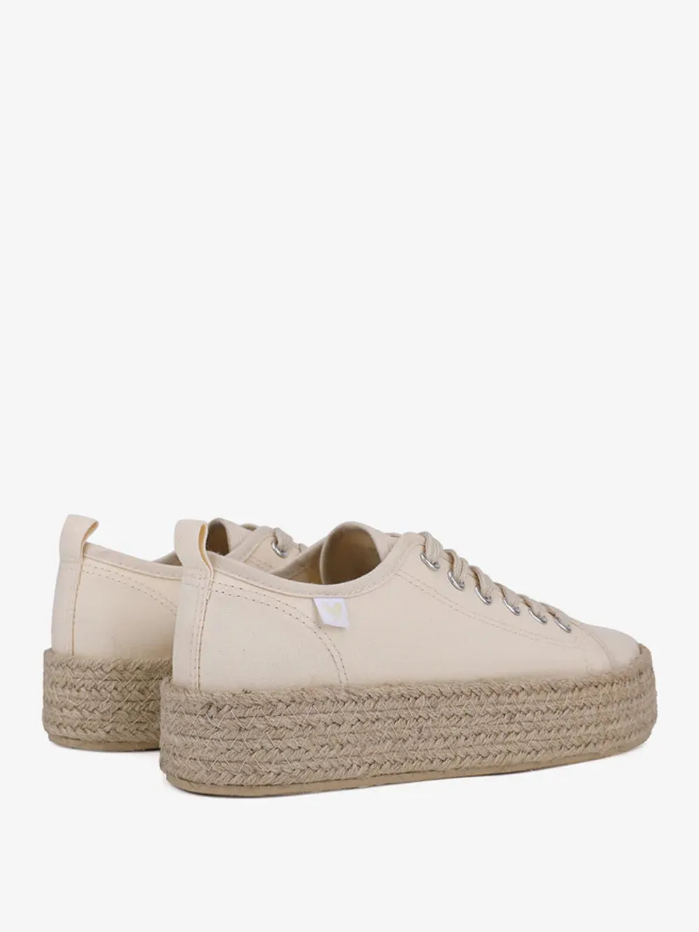 PITAS Sneakers platform Donna - Beige modello TINA